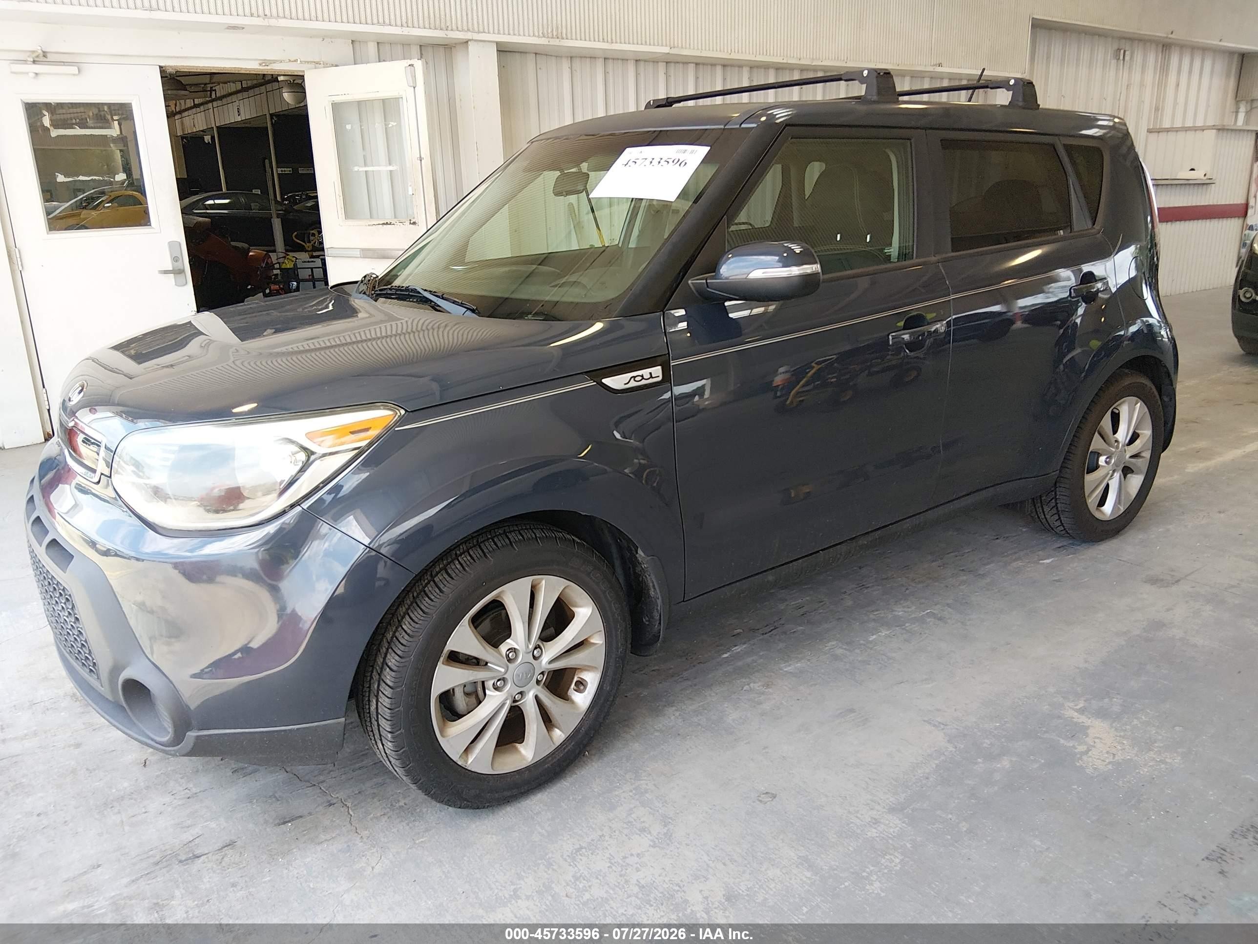 2014 Kia Soul + Blue vin: KNDJP3A51E7049654