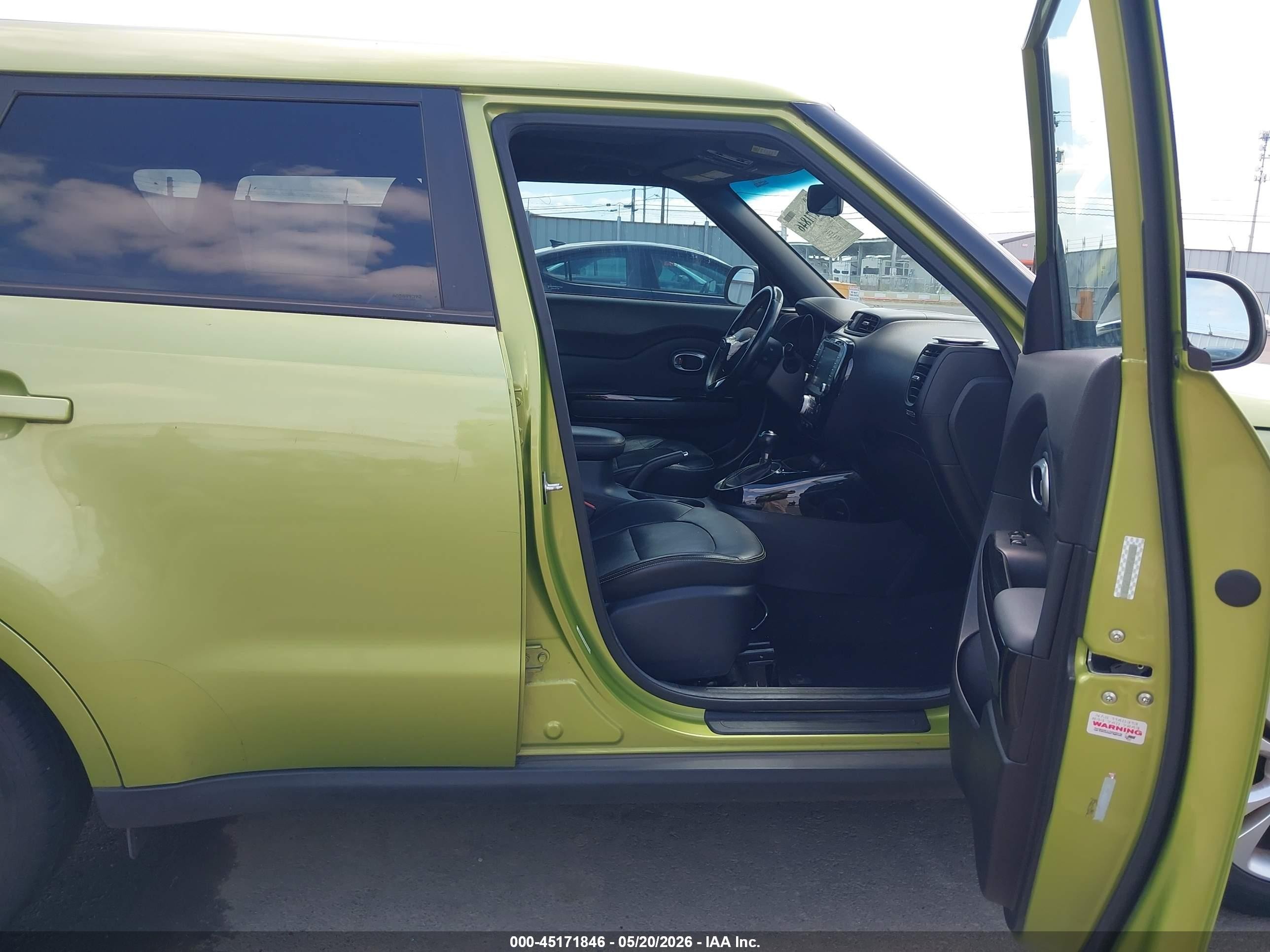 2014 Kia Soul + Зеленый vin: KNDJP3A51E7739310