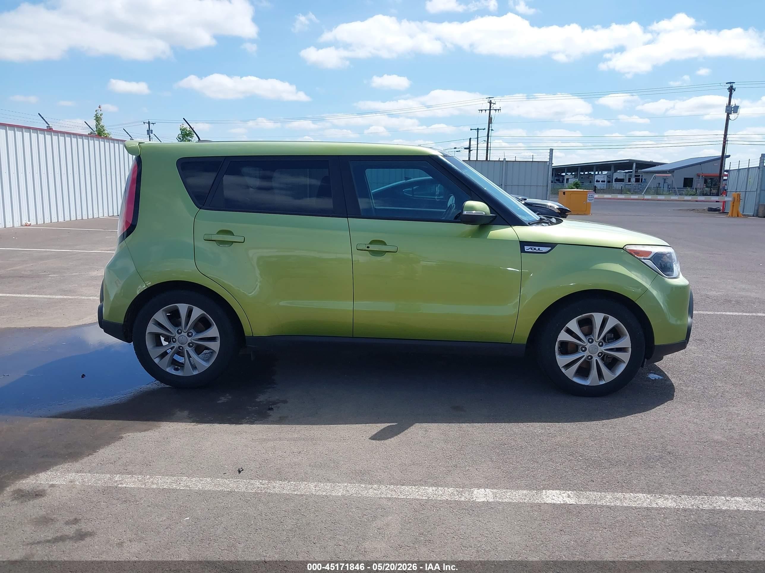 2014 Kia Soul + Зеленый vin: KNDJP3A51E7739310
