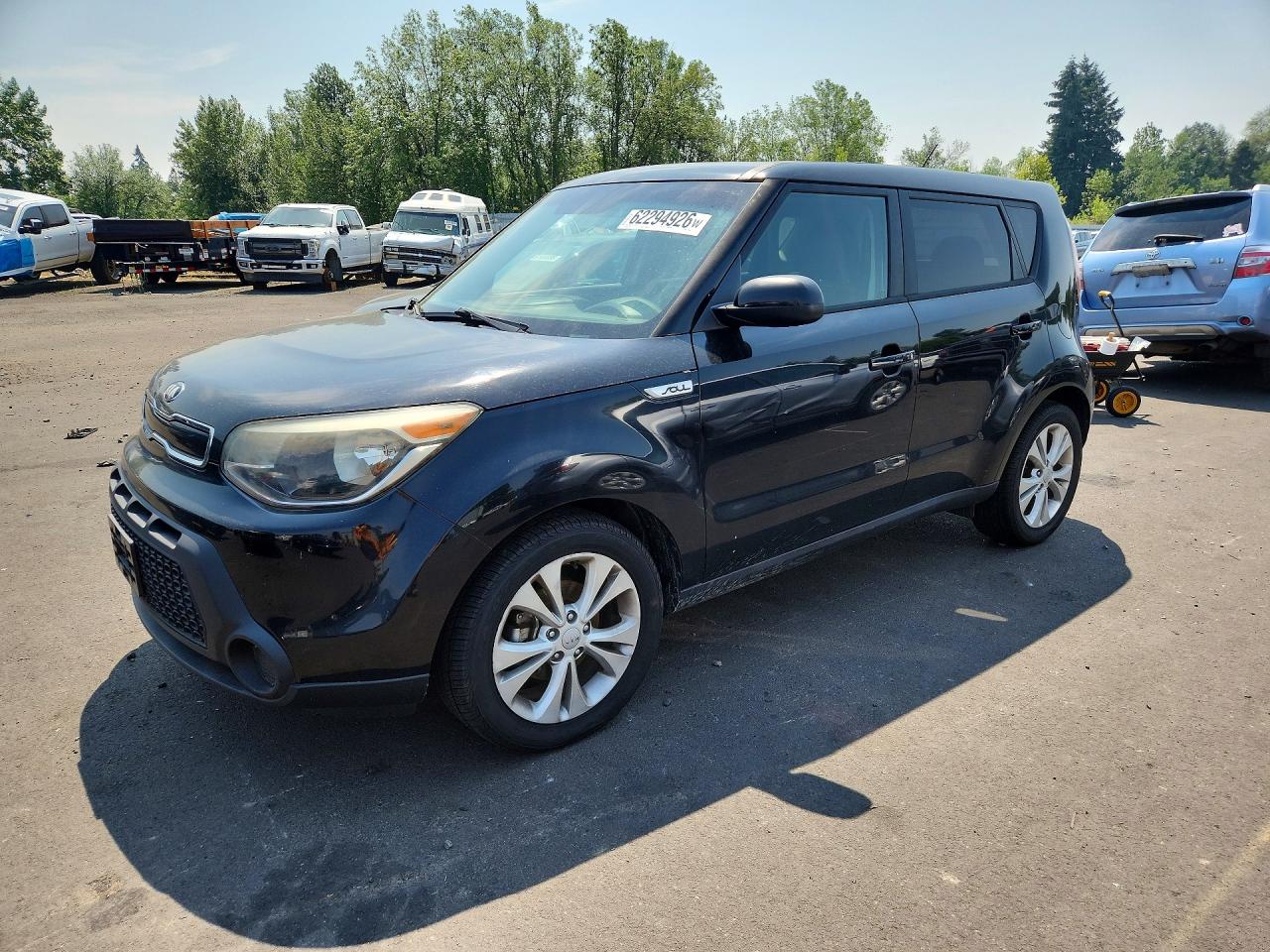 2015 Kia Soul + Black vin: KNDJP3A51F7114830