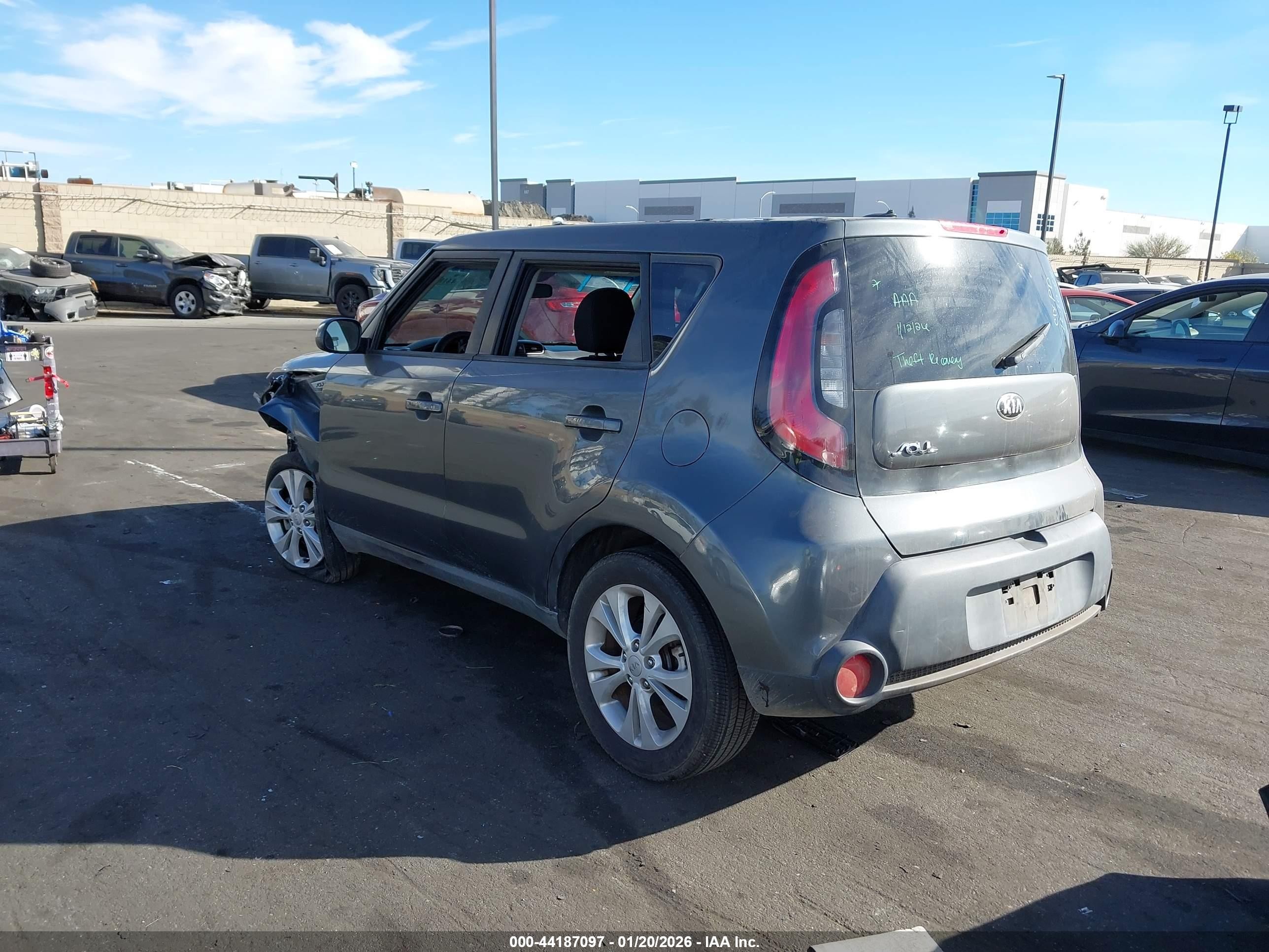 2015 Kia Soul + Gray vin: KNDJP3A51F7114844