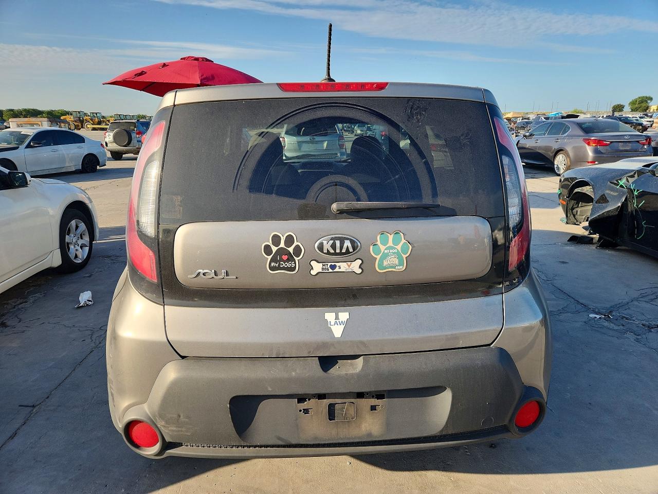 2015 Kia Soul + Gray vin: KNDJP3A51F7149545