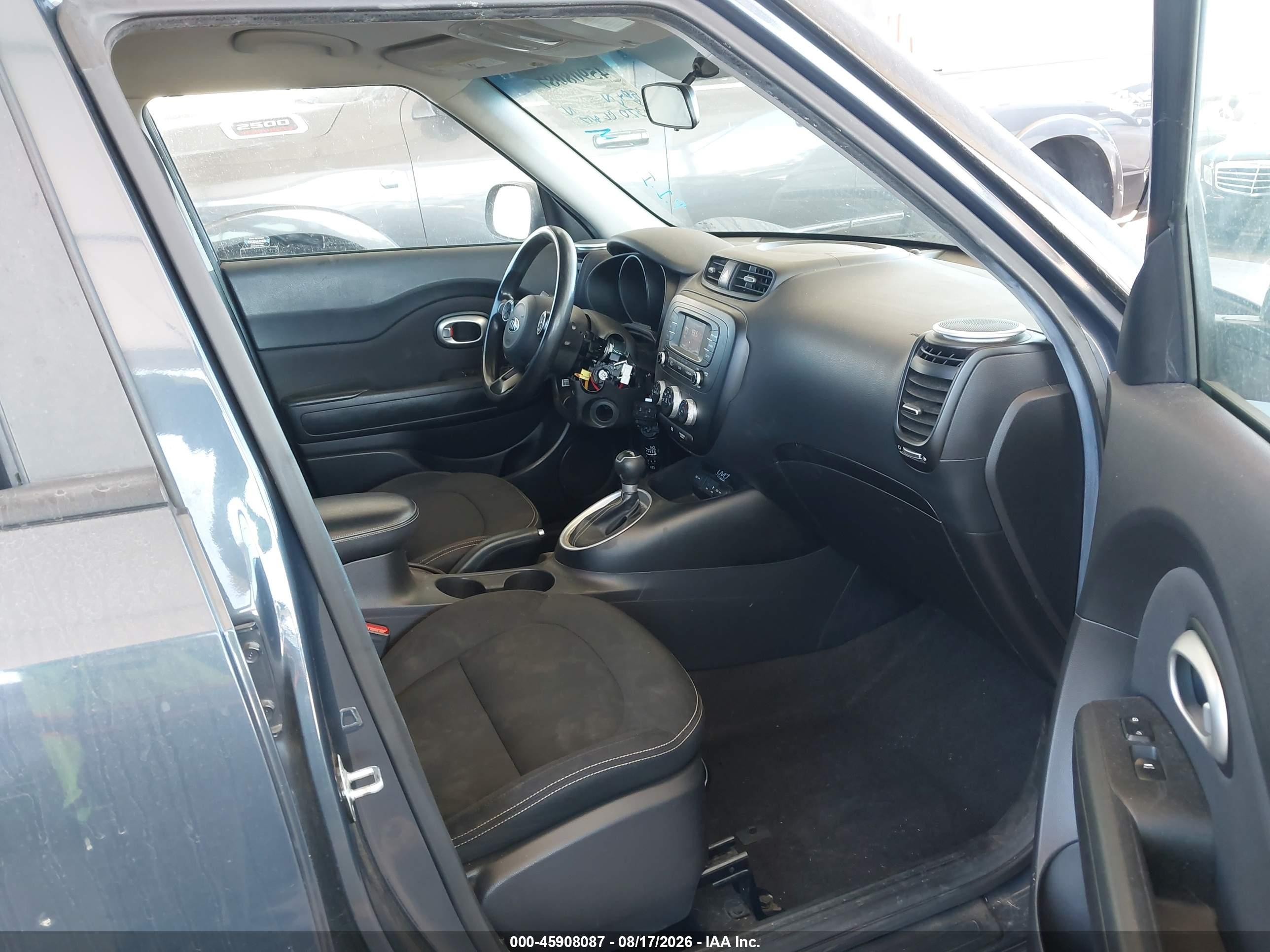 2015 Kia Soul + Dark Blue vin: KNDJP3A51F7150761