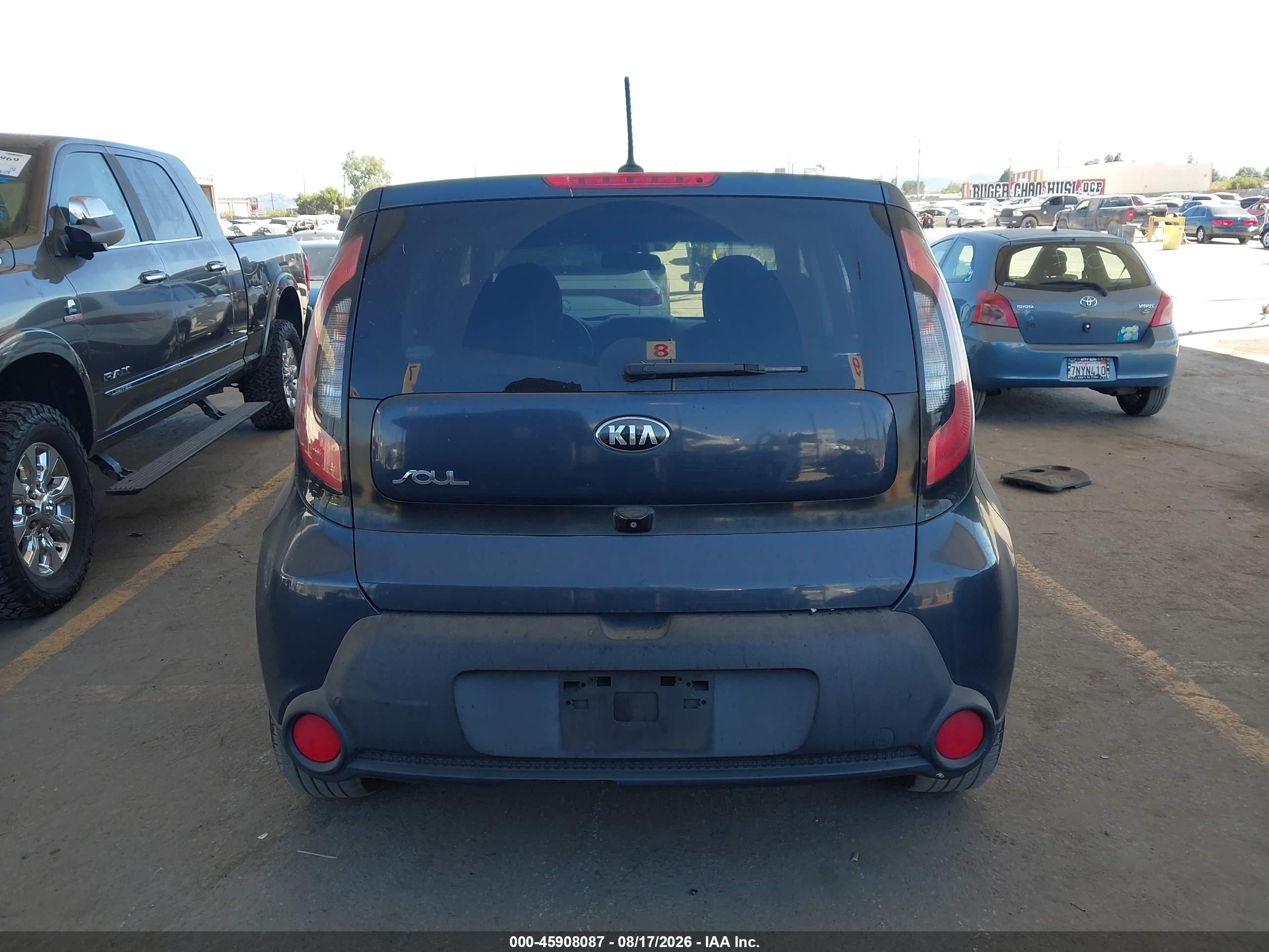 2015 Kia Soul + Dark Blue vin: KNDJP3A51F7150761