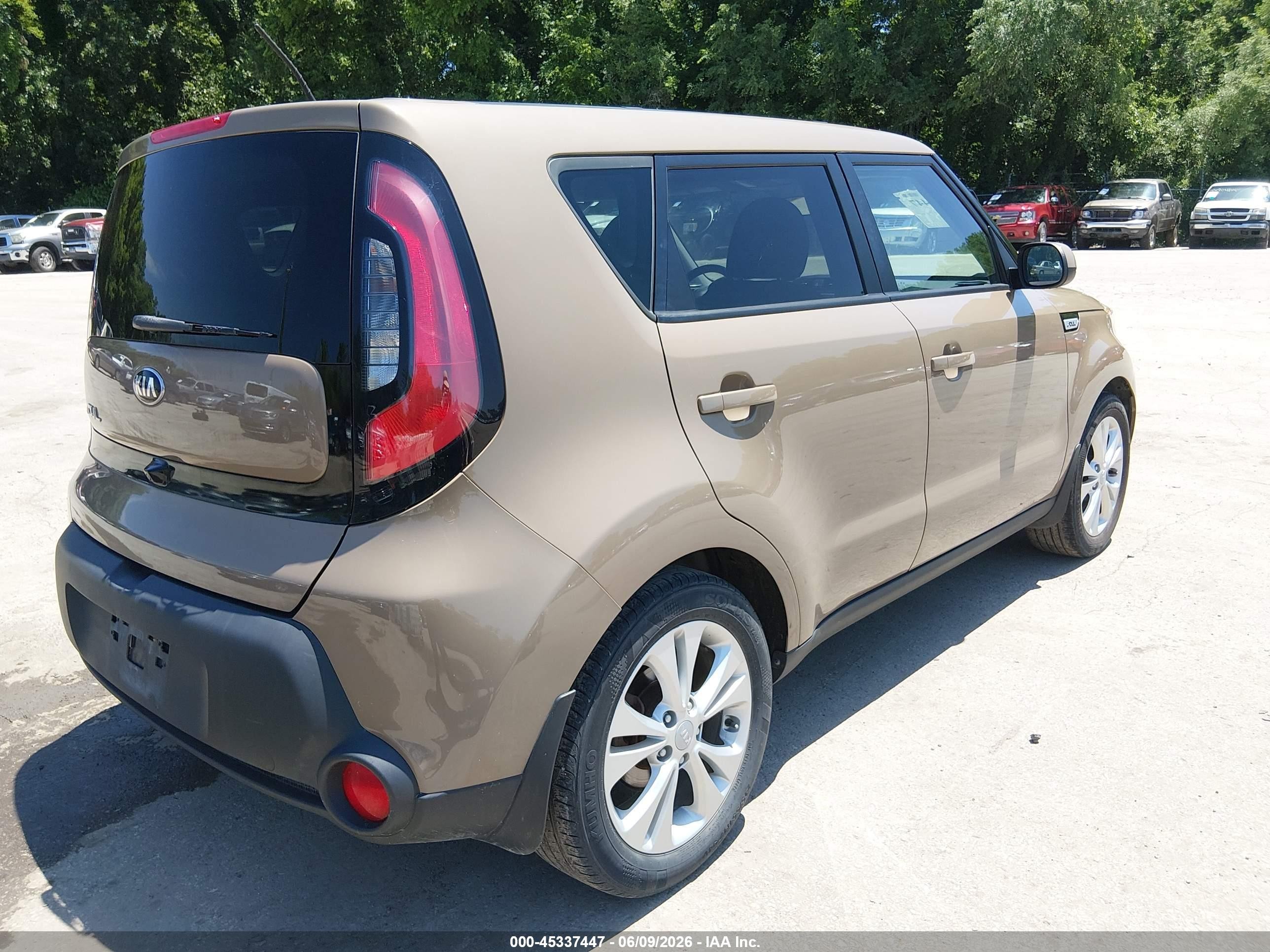 2015 Kia Soul + Brown vin: KNDJP3A51F7156303