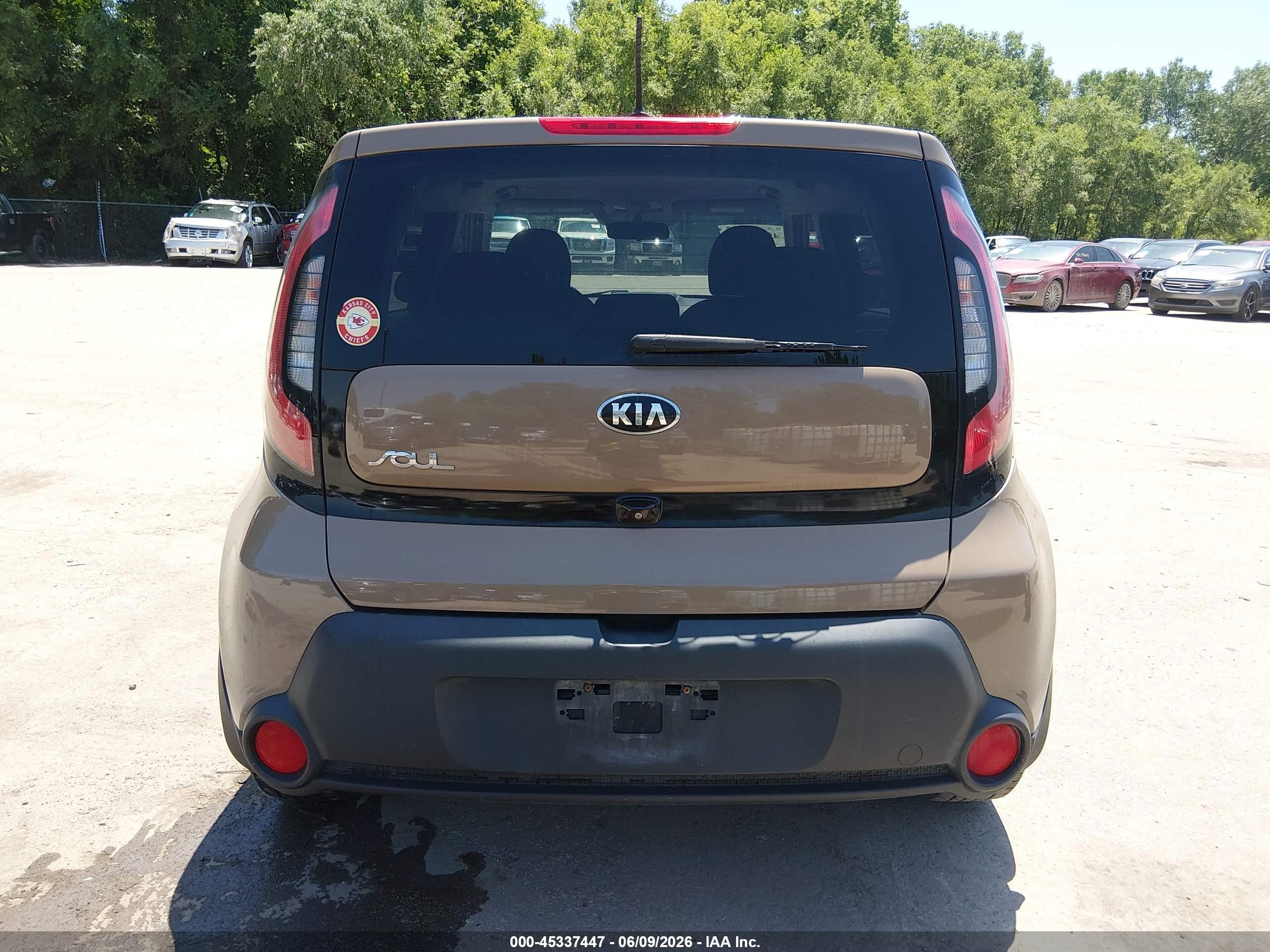 2015 Kia Soul + Brown vin: KNDJP3A51F7156303