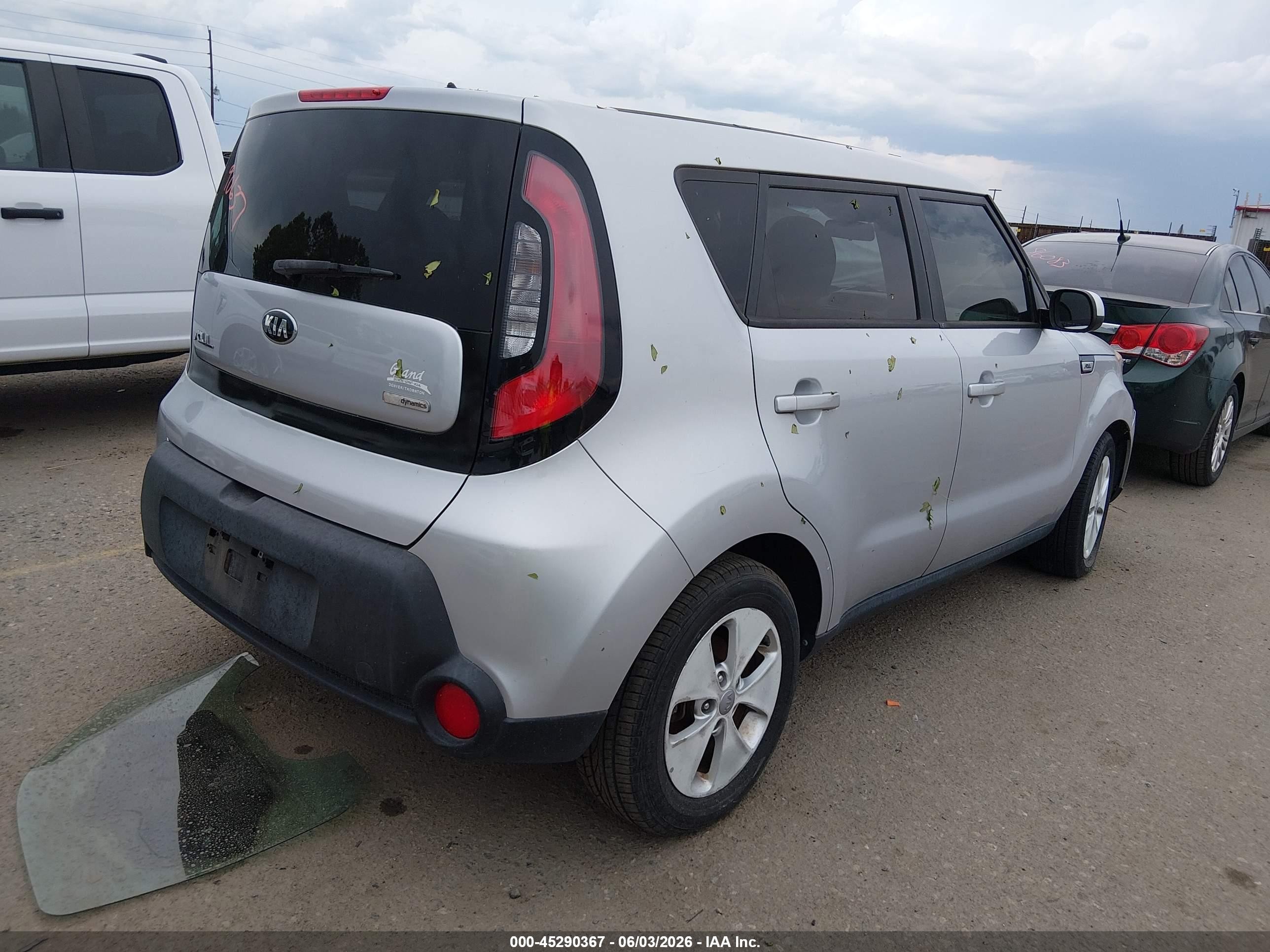2015 Kia Soul + Gray vin: KNDJP3A51F7761387