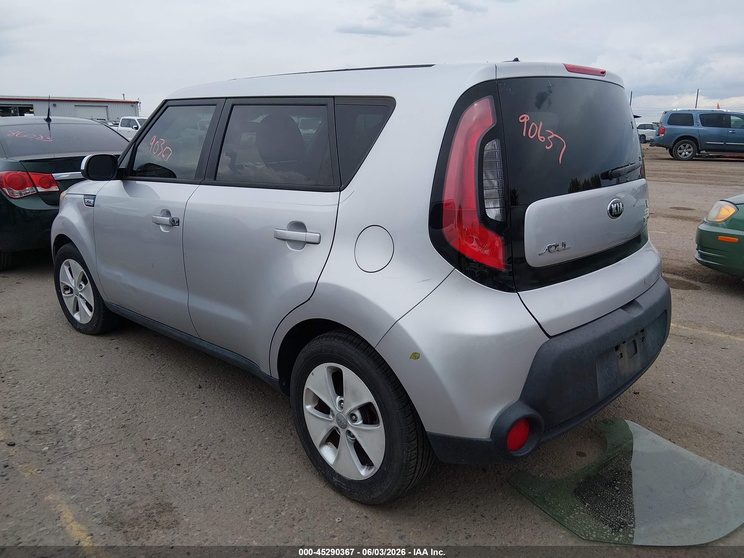 2015 Kia Soul + Gray vin: KNDJP3A51F7761387
