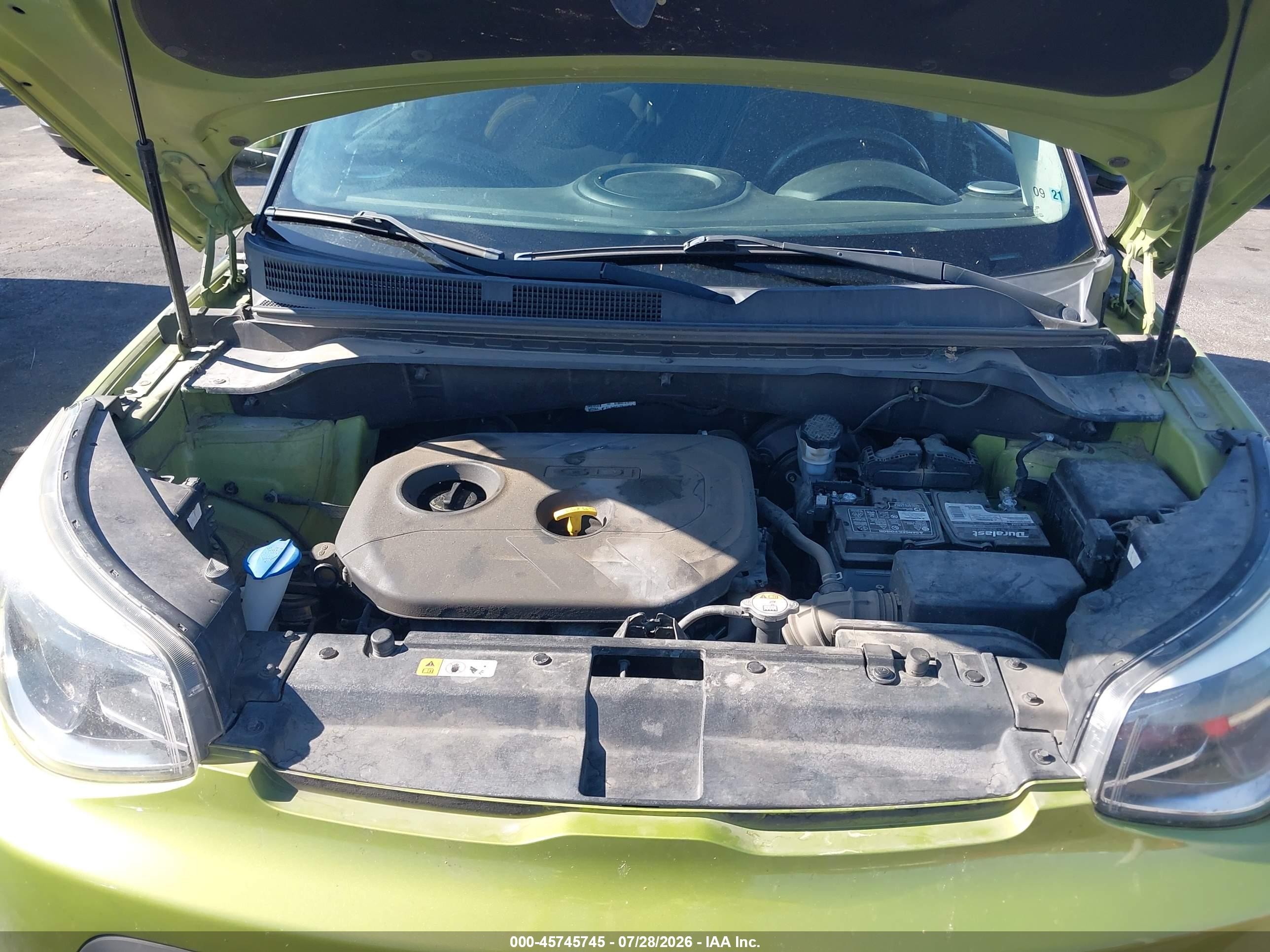 2015 Kia Soul + Зеленый vin: KNDJP3A51F7781896
