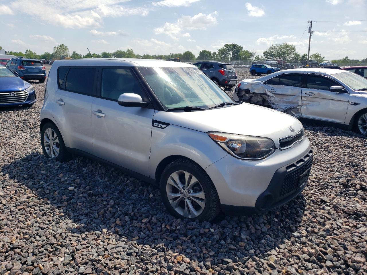 2015 Kia Soul + Silver vin: KNDJP3A51F7782269