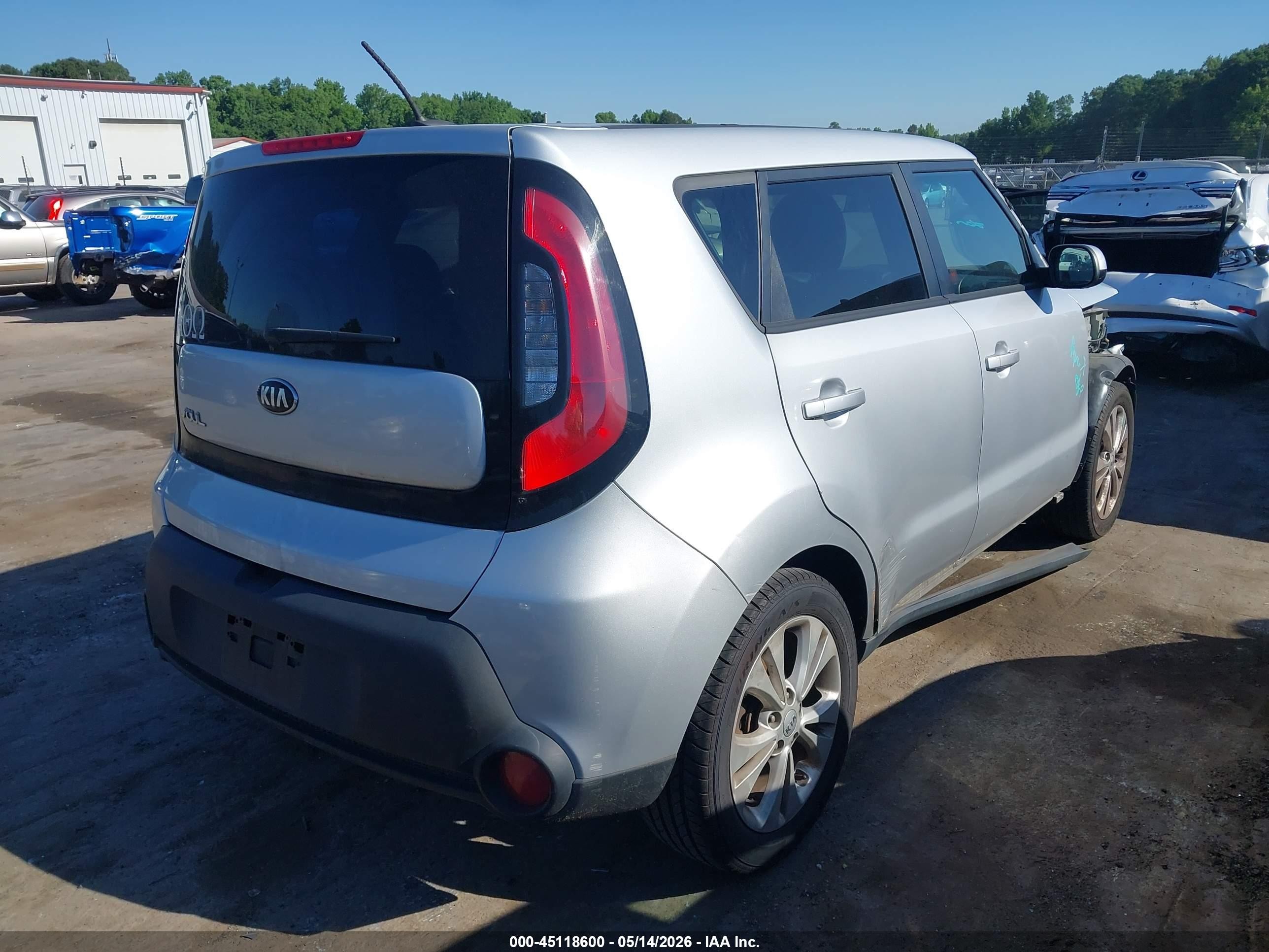2015 Kia Soul + Gray vin: KNDJP3A51F7787343