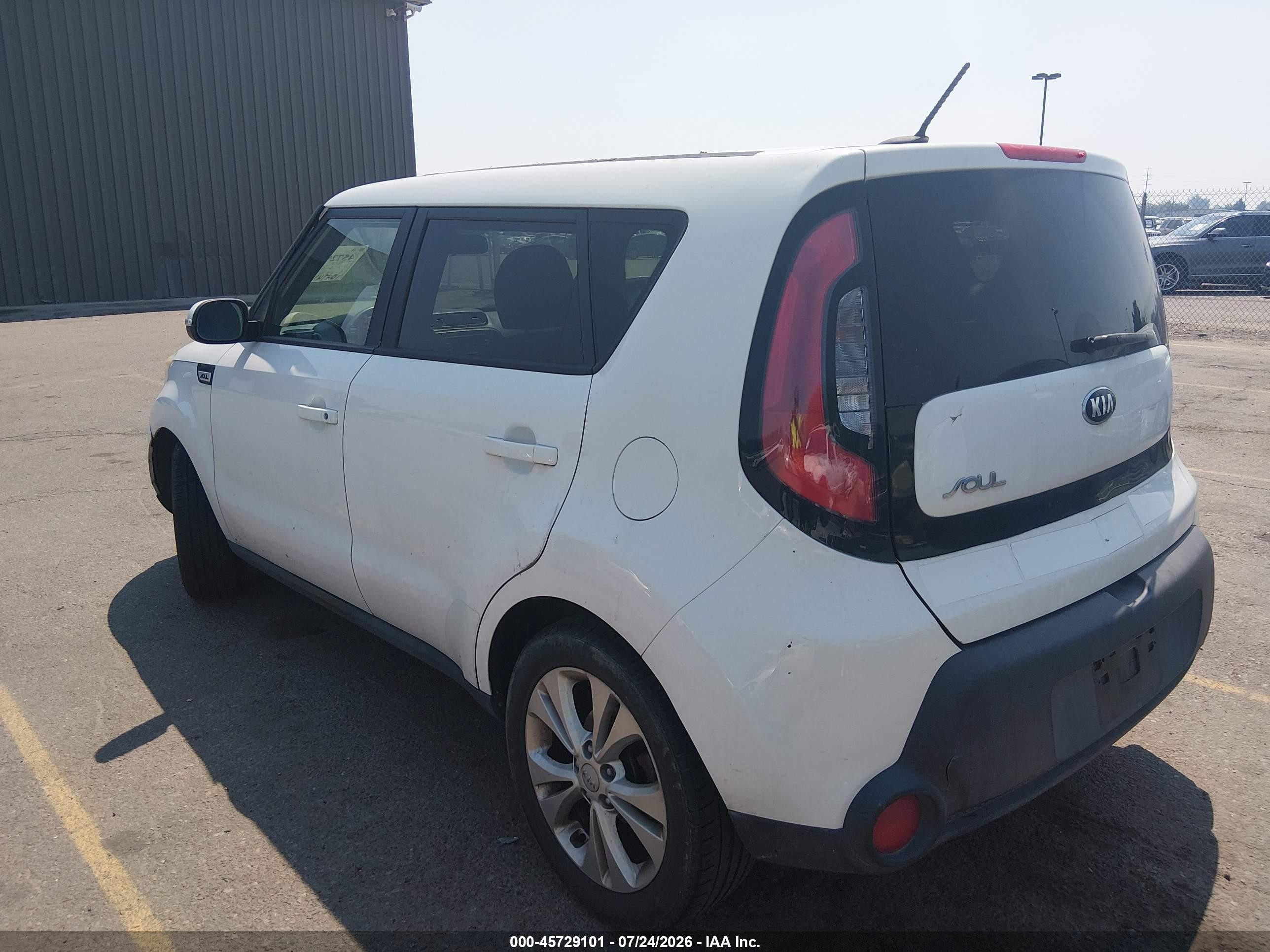 2014 Kia Soul + White vin: KNDJP3A52E7073395