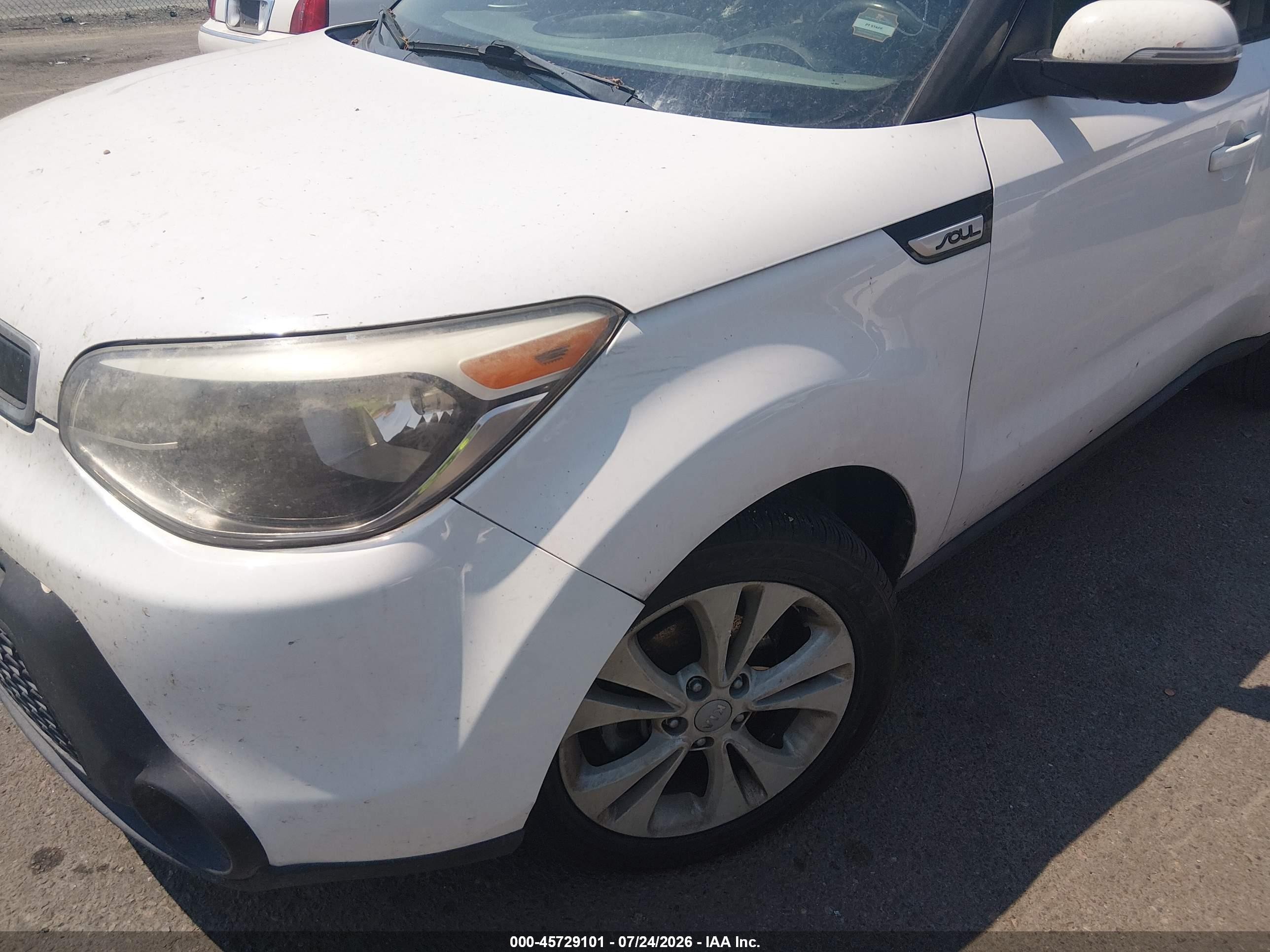 2014 Kia Soul + White vin: KNDJP3A52E7073395