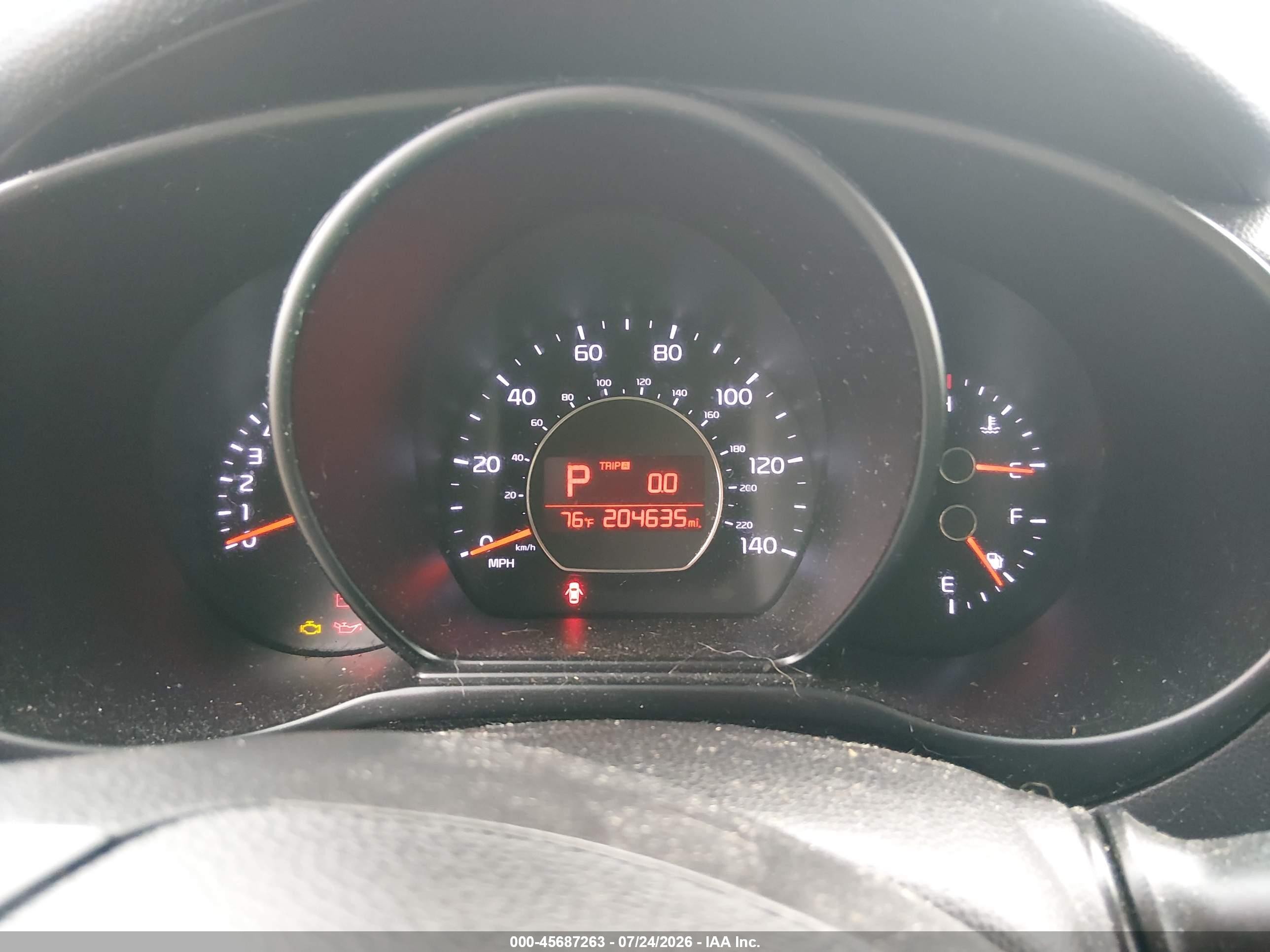 2014 Kia Soul + Red vin: KNDJP3A52E7725559