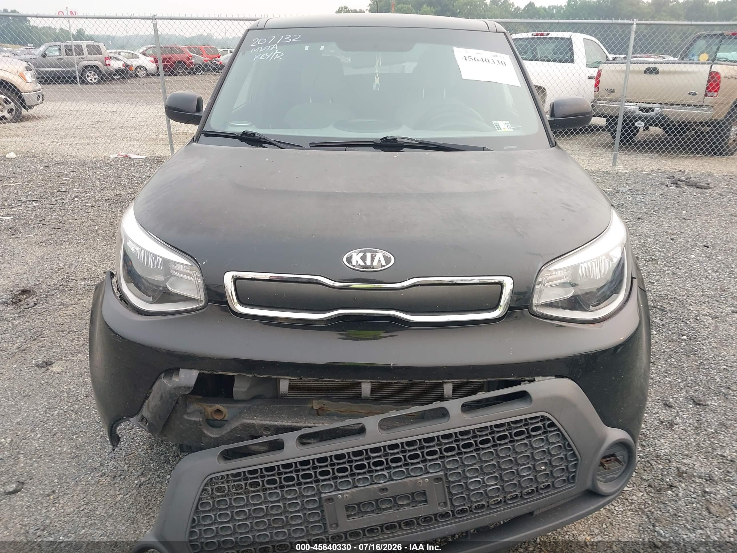 2015 Kia Soul + Black vin: KNDJP3A52F7114447
