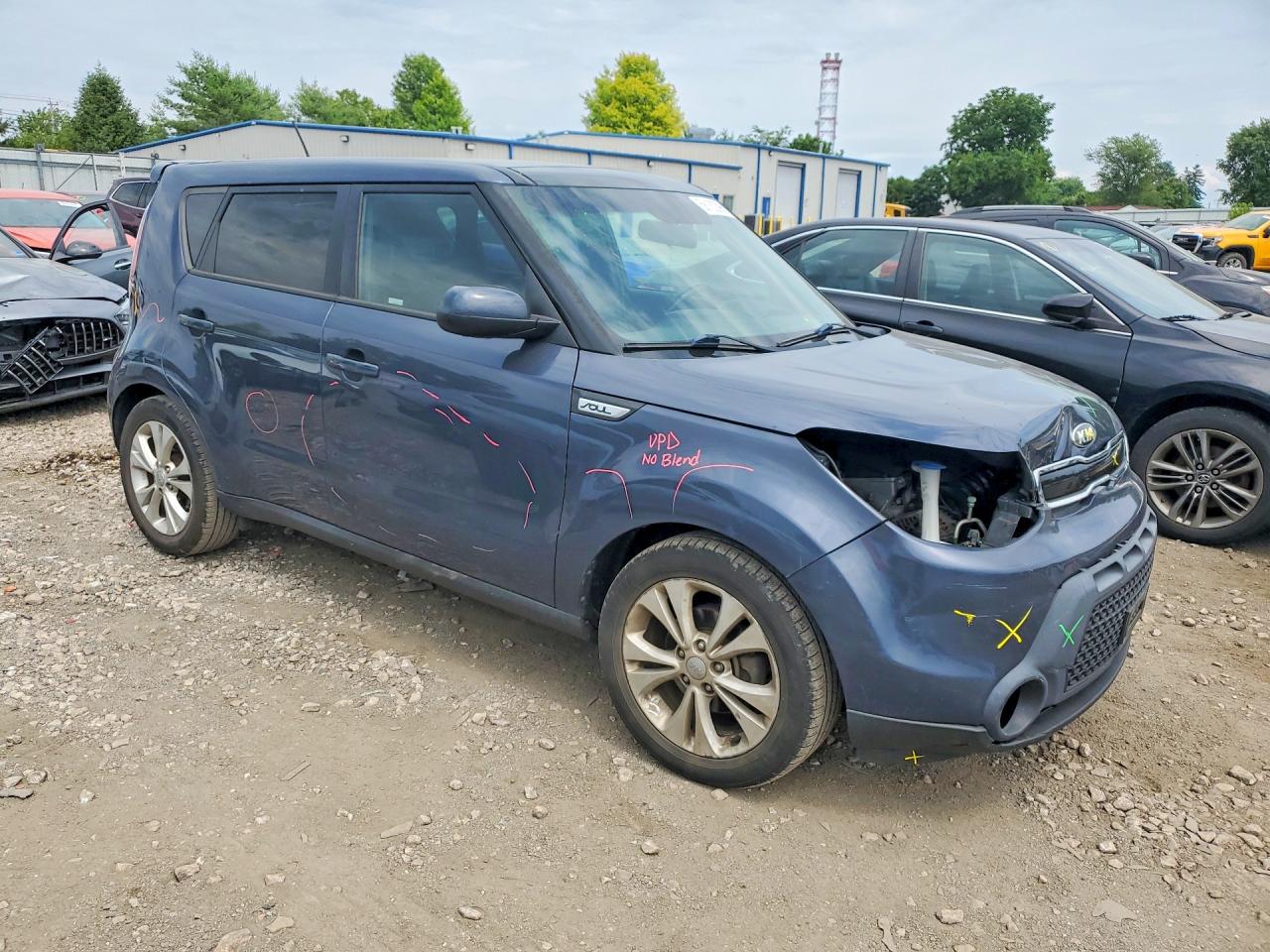 2015 Kia Soul + Blue vin: KNDJP3A52F7201751