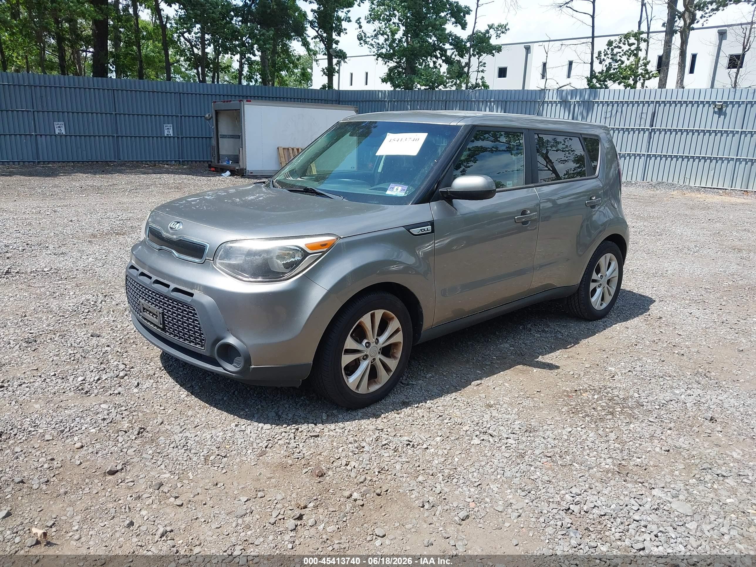2015 Kia Soul + Gray vin: KNDJP3A52F7209963