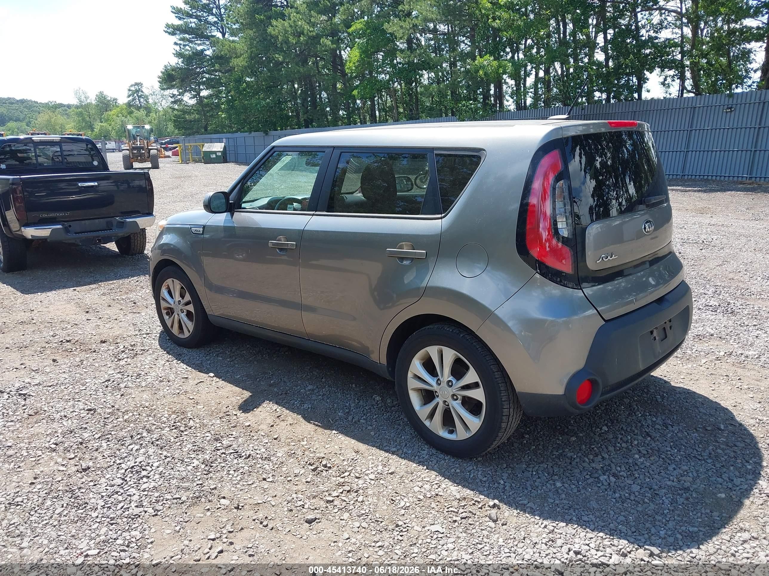 2015 Kia Soul + Gray vin: KNDJP3A52F7209963