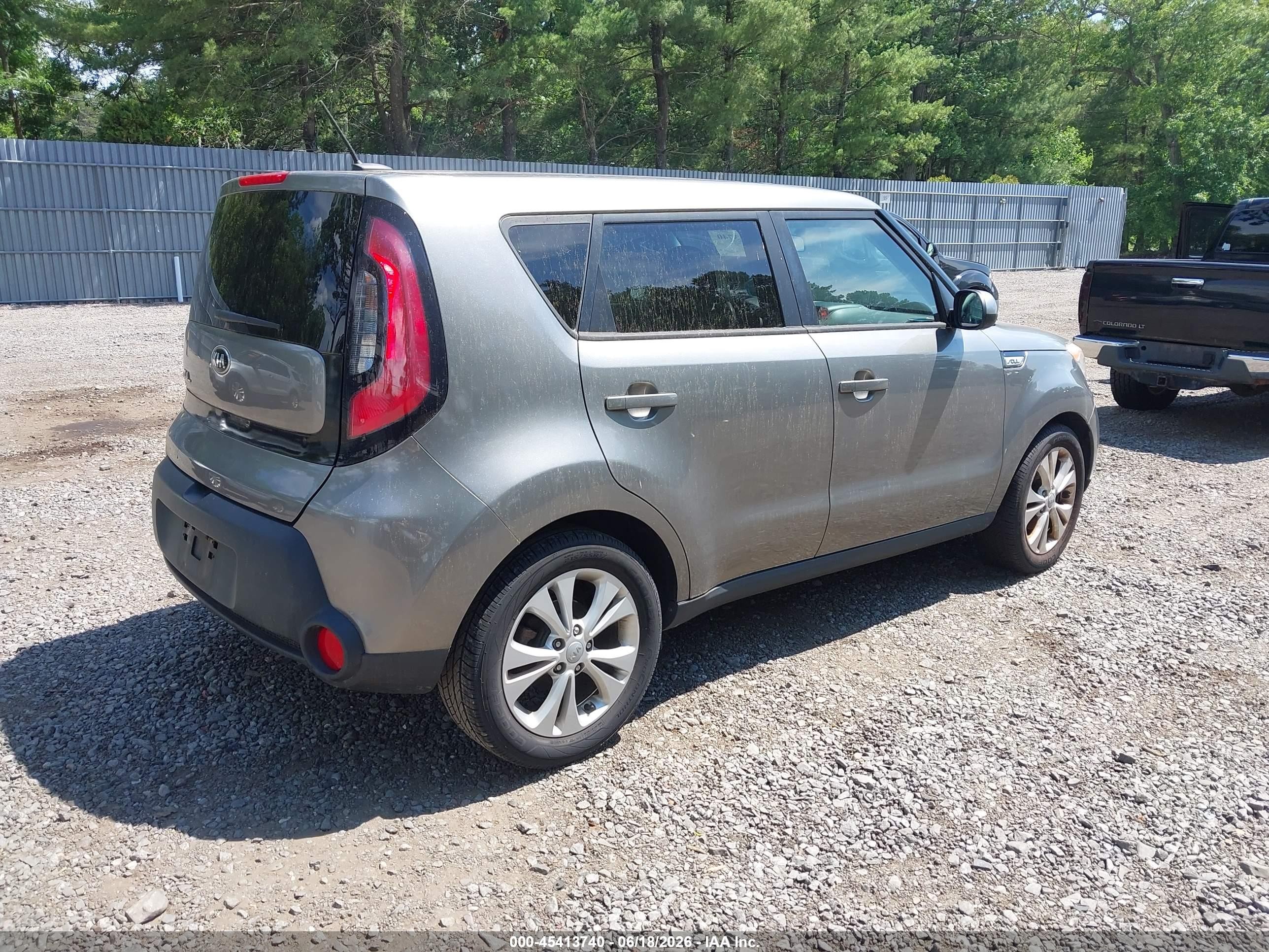 2015 Kia Soul + Gray vin: KNDJP3A52F7209963
