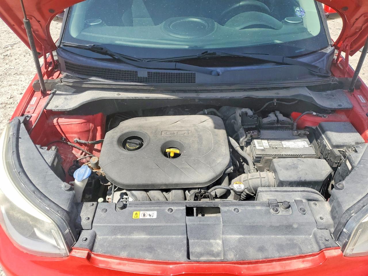 2015 Kia Soul + Красный vin: KNDJP3A52F7748521