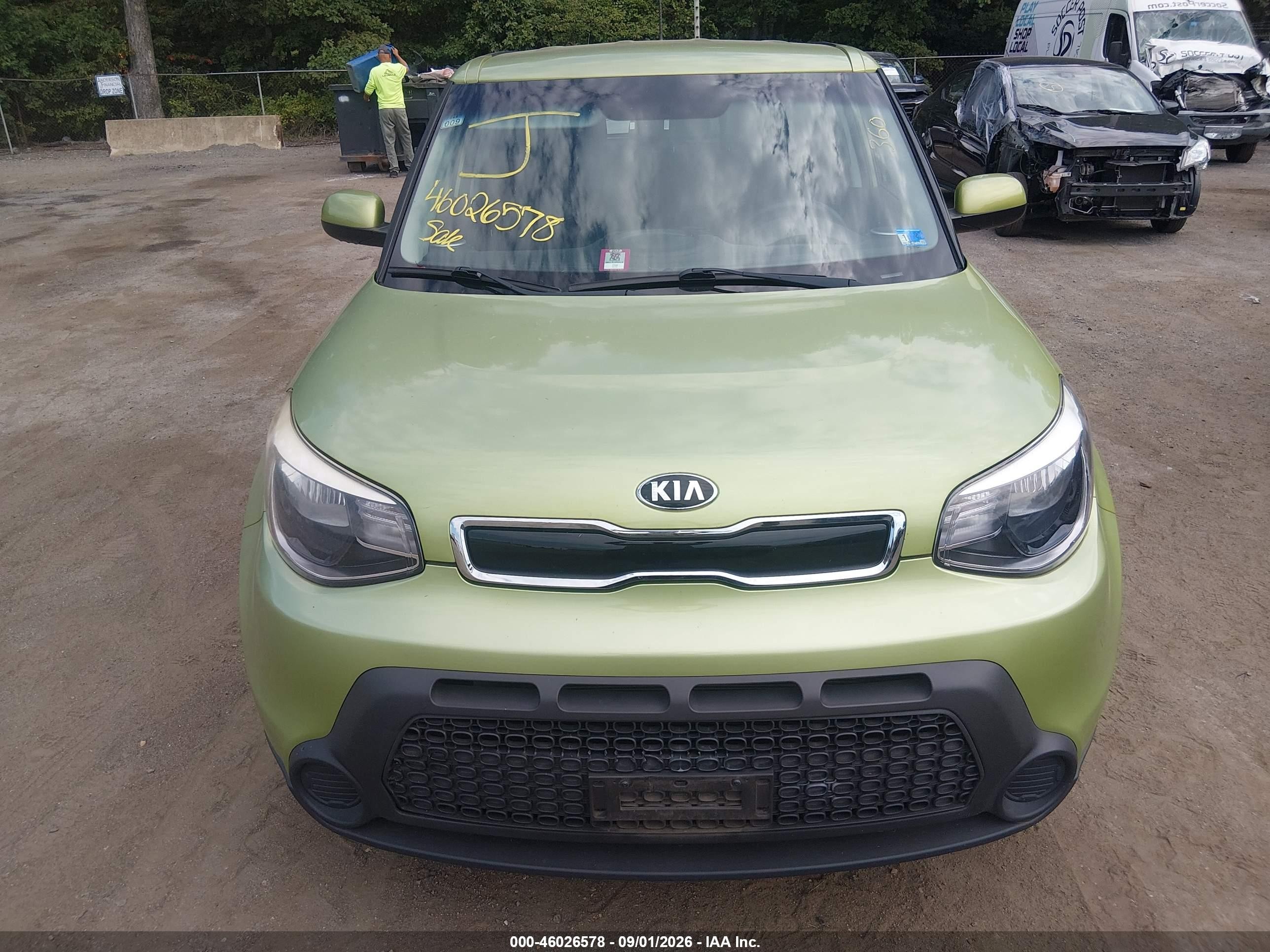 2015 Kia Soul + Green vin: KNDJP3A52F7762726