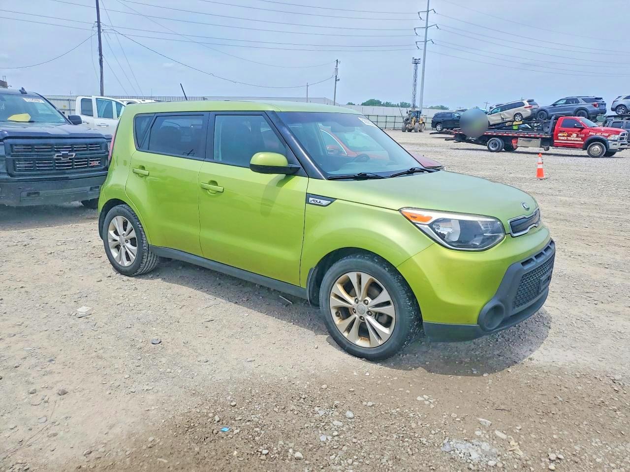 2015 Kia Soul + Green vin: KNDJP3A52F7764895