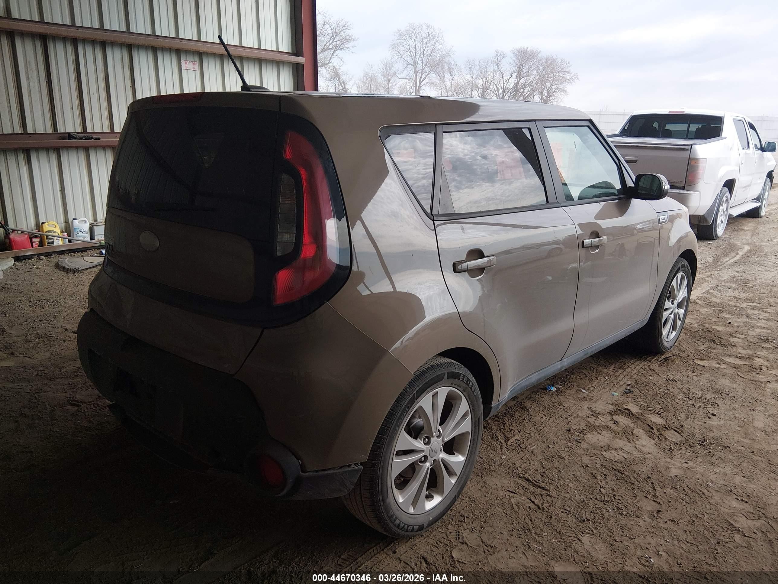 2014 Kia Soul + Brown vin: KNDJP3A53E7010970