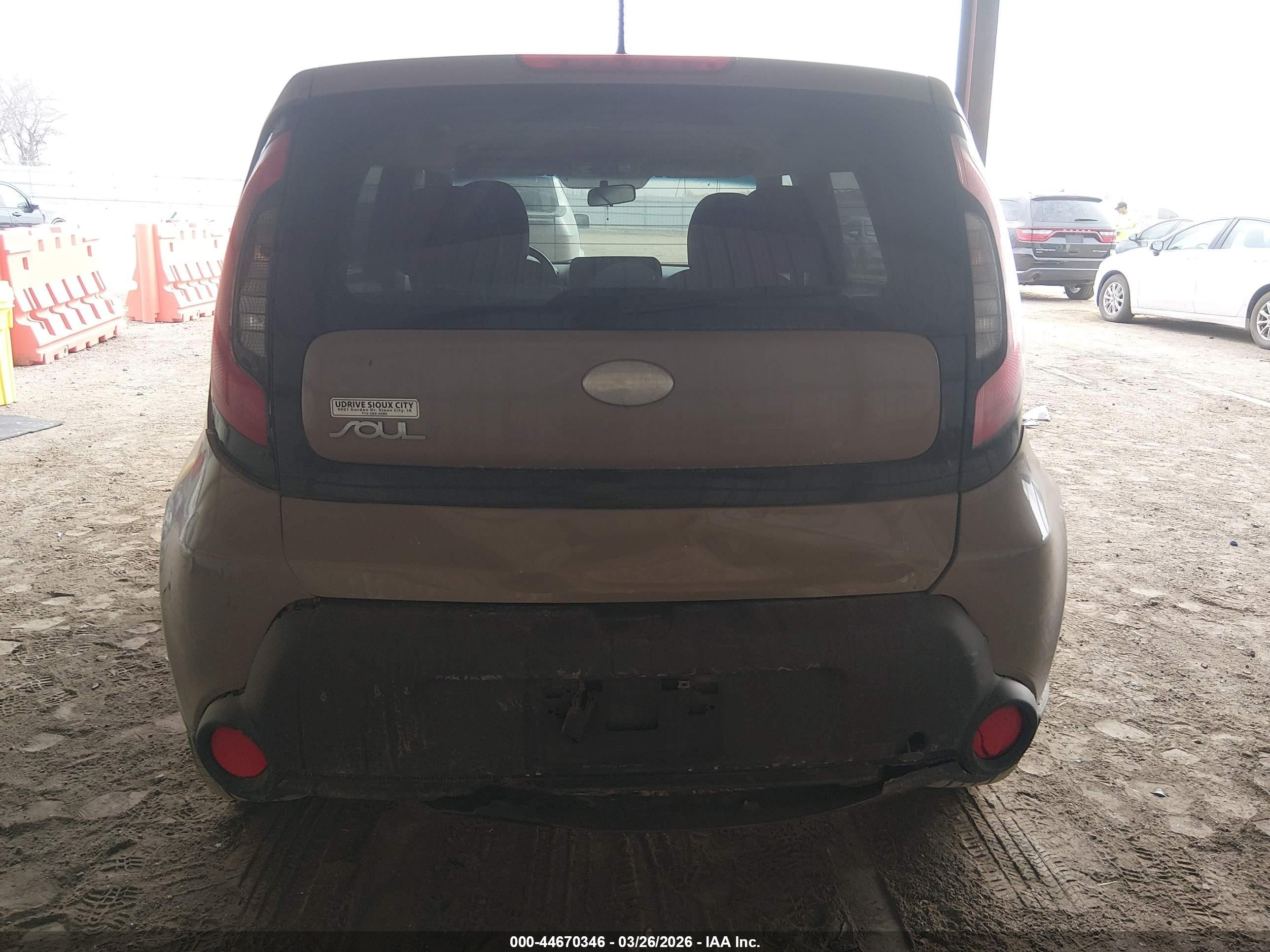 2014 Kia Soul + Brown vin: KNDJP3A53E7010970