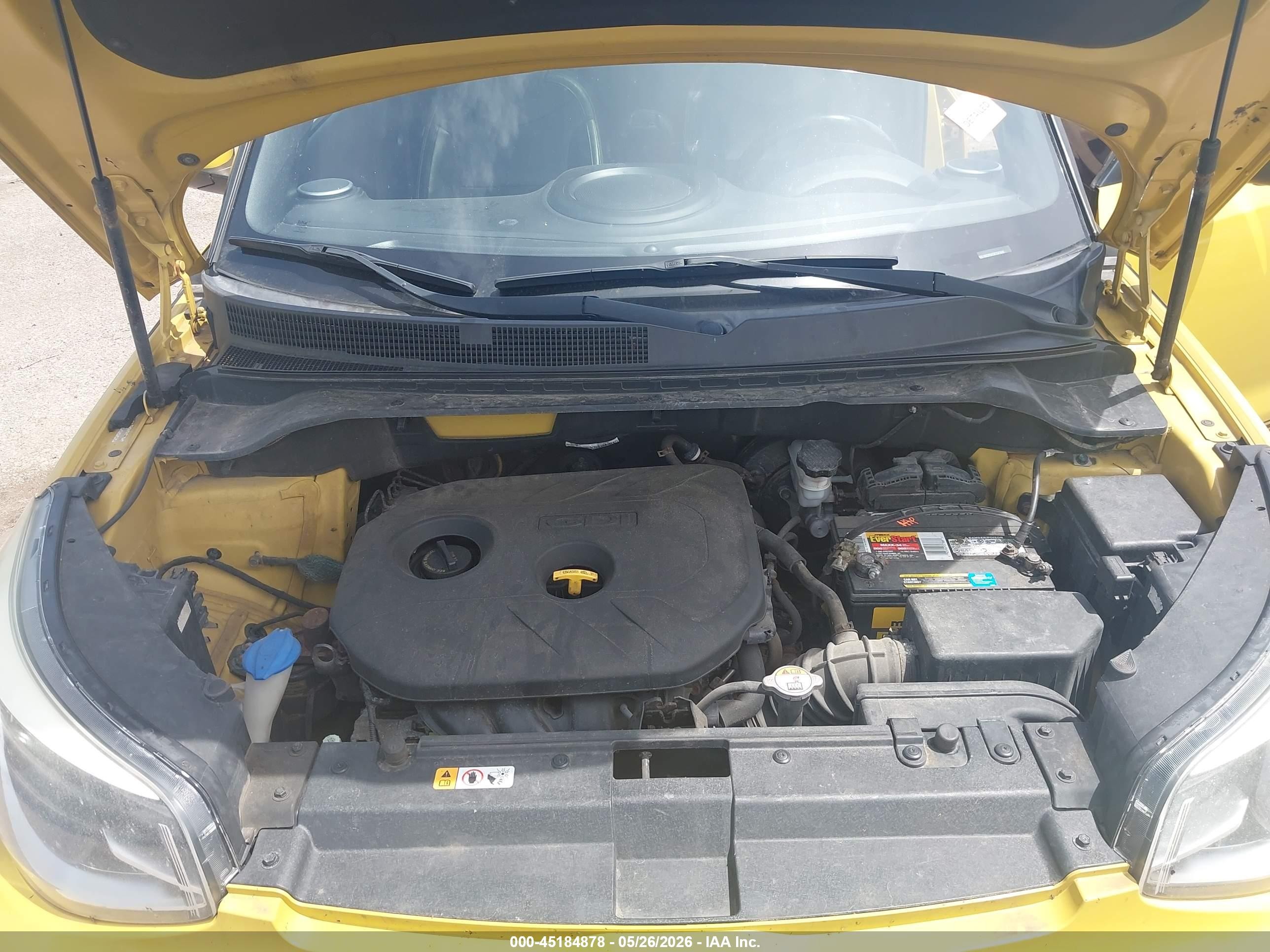 2015 Kia Soul + Yellow vin: KNDJP3A53F7147649