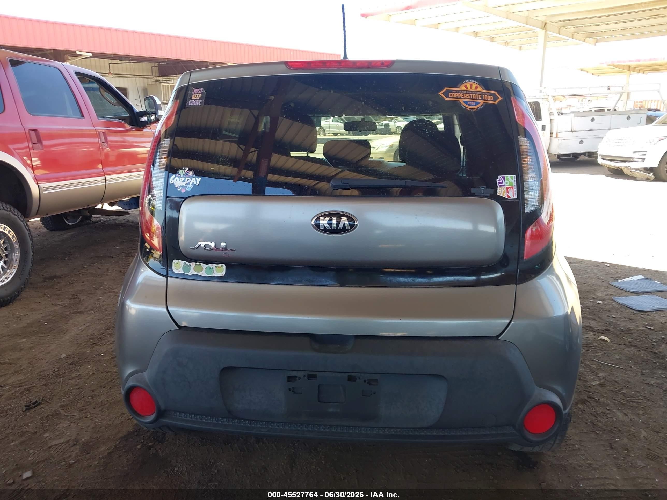 2015 Kia Soul + Gray vin: KNDJP3A53F7184572