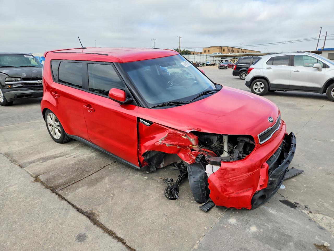 2015 Kia Soul + Red vin: KNDJP3A53F7751413