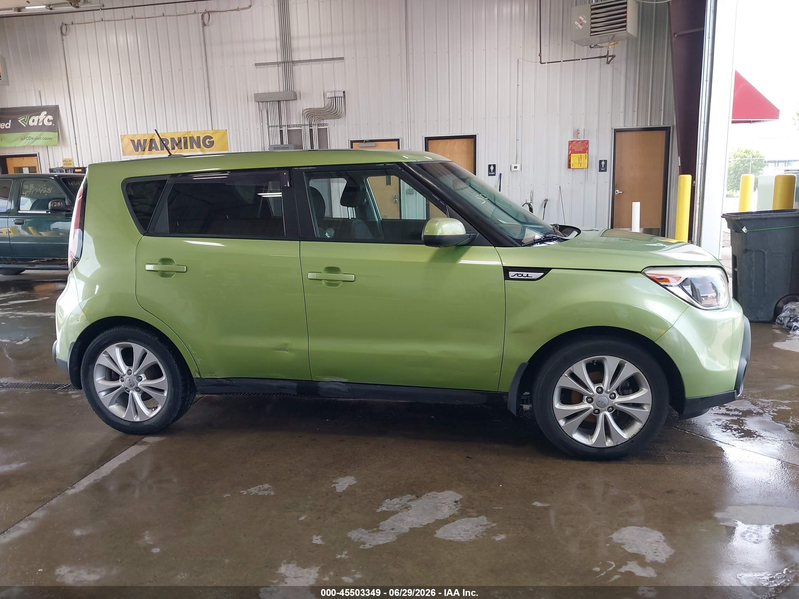 2015 Kia Soul + Зеленый vin: KNDJP3A53F7769698