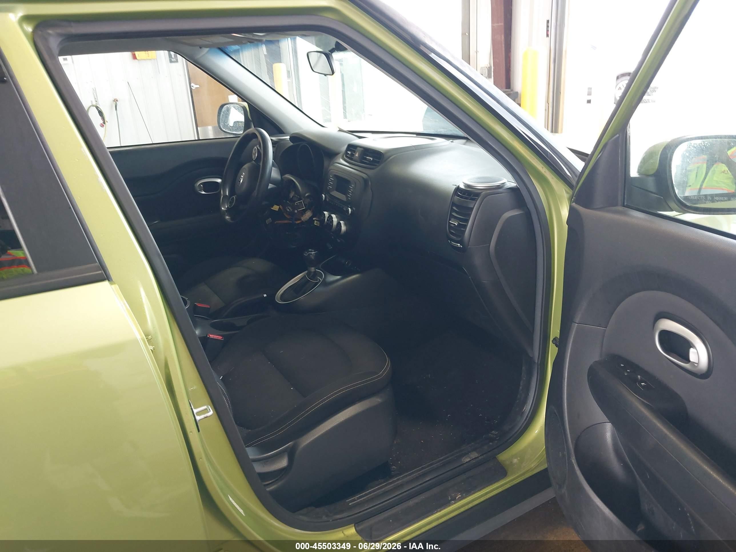 2015 Kia Soul + Зеленый vin: KNDJP3A53F7769698