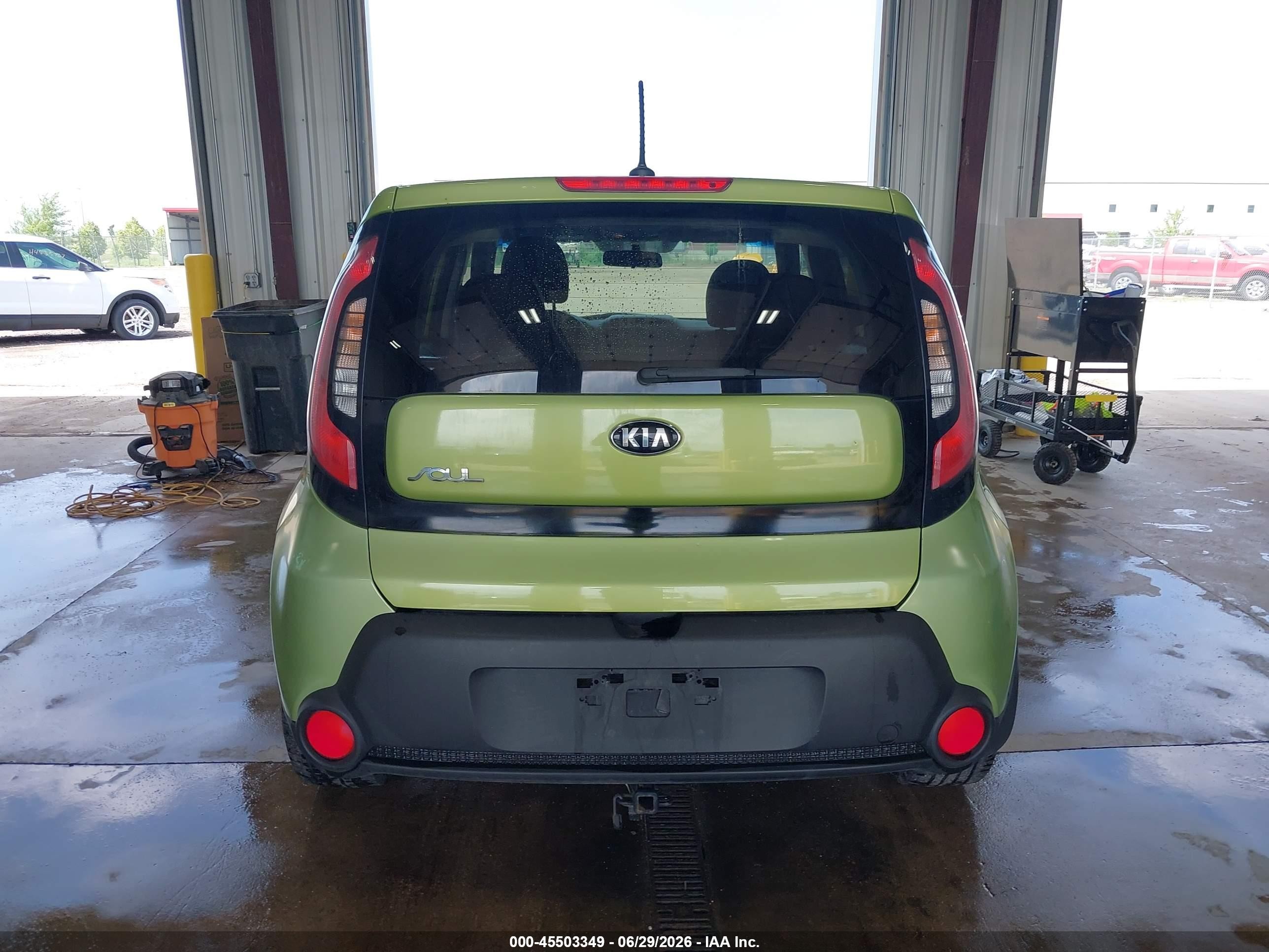2015 Kia Soul + Зеленый vin: KNDJP3A53F7769698