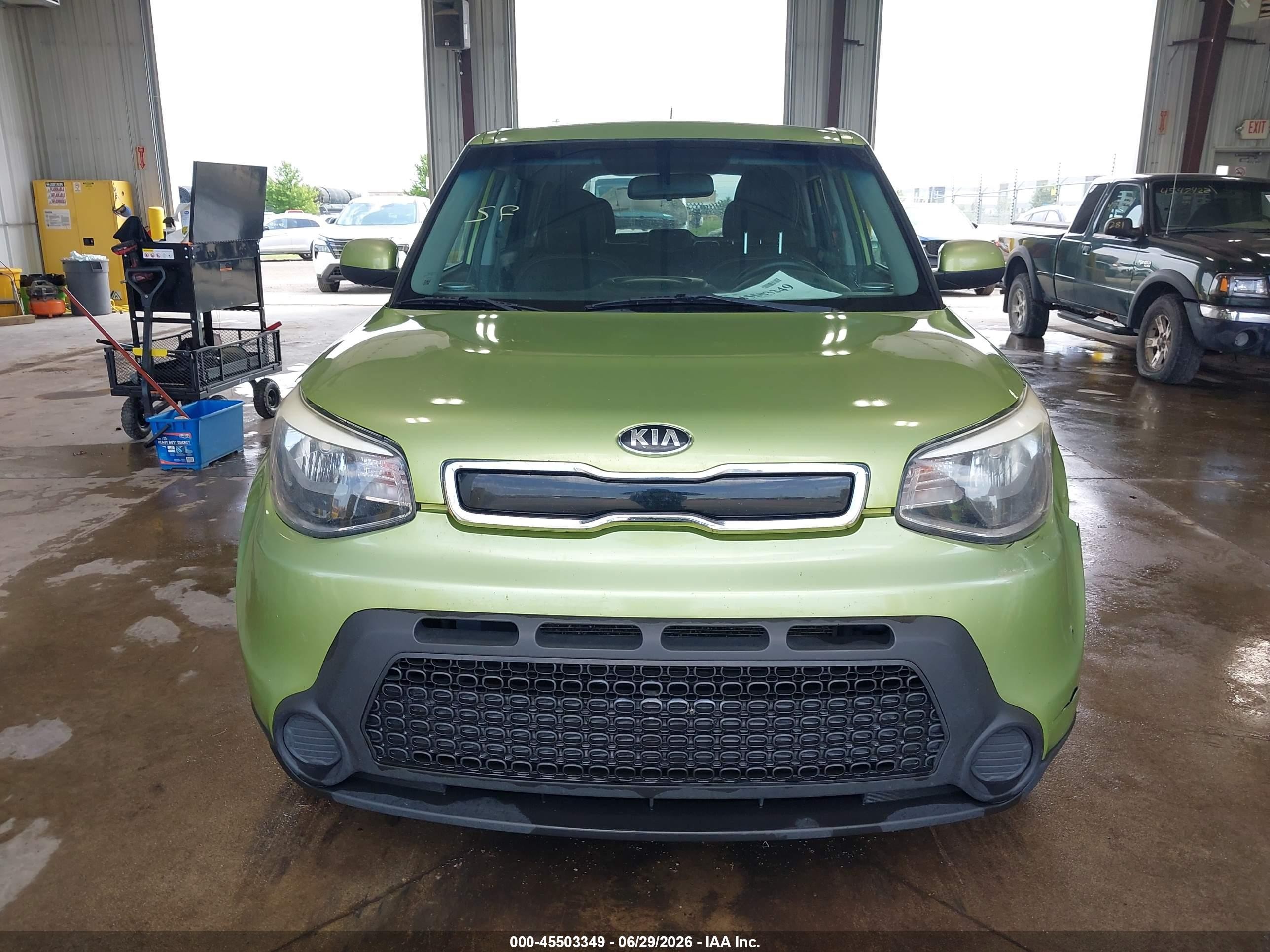 2015 Kia Soul + Зеленый vin: KNDJP3A53F7769698