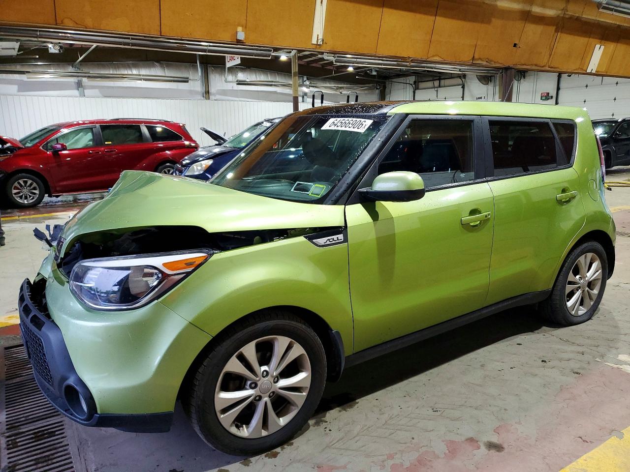 2015 Kia Soul + Green vin: KNDJP3A53F7769703