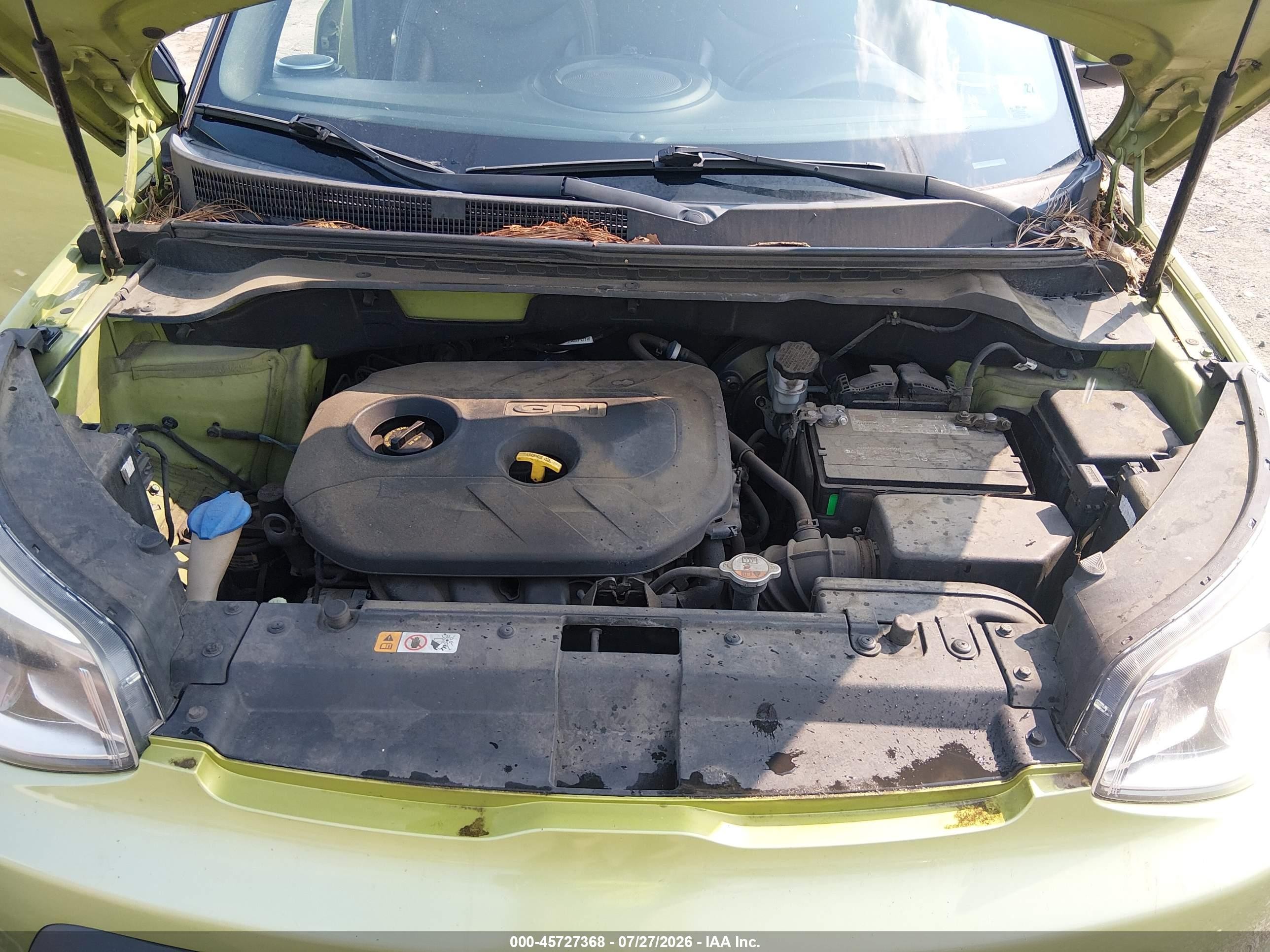 2015 Kia Soul + Зеленый vin: KNDJP3A53F7774707