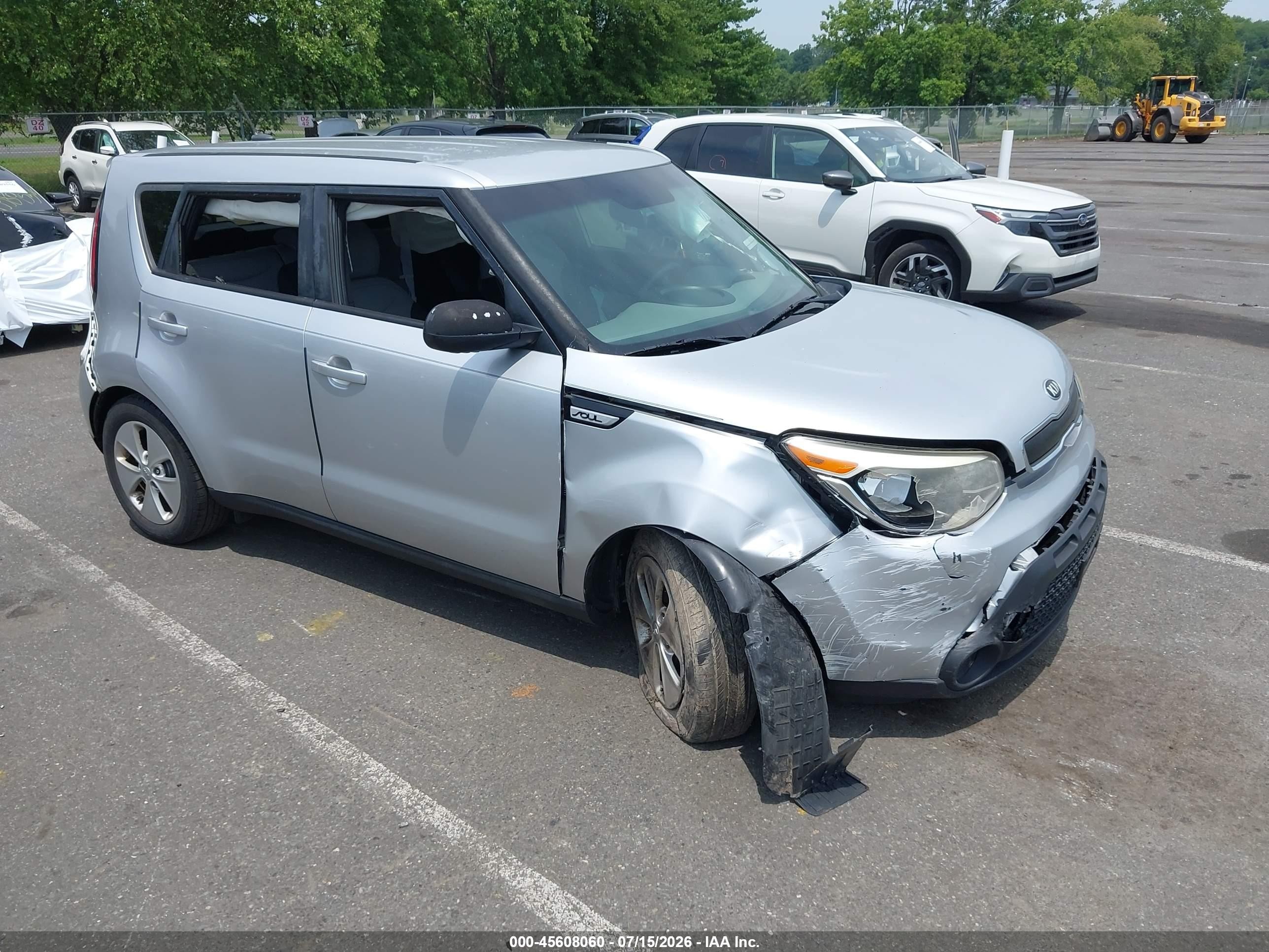 2015 Kia Soul + White vin: KNDJP3A53F7791605