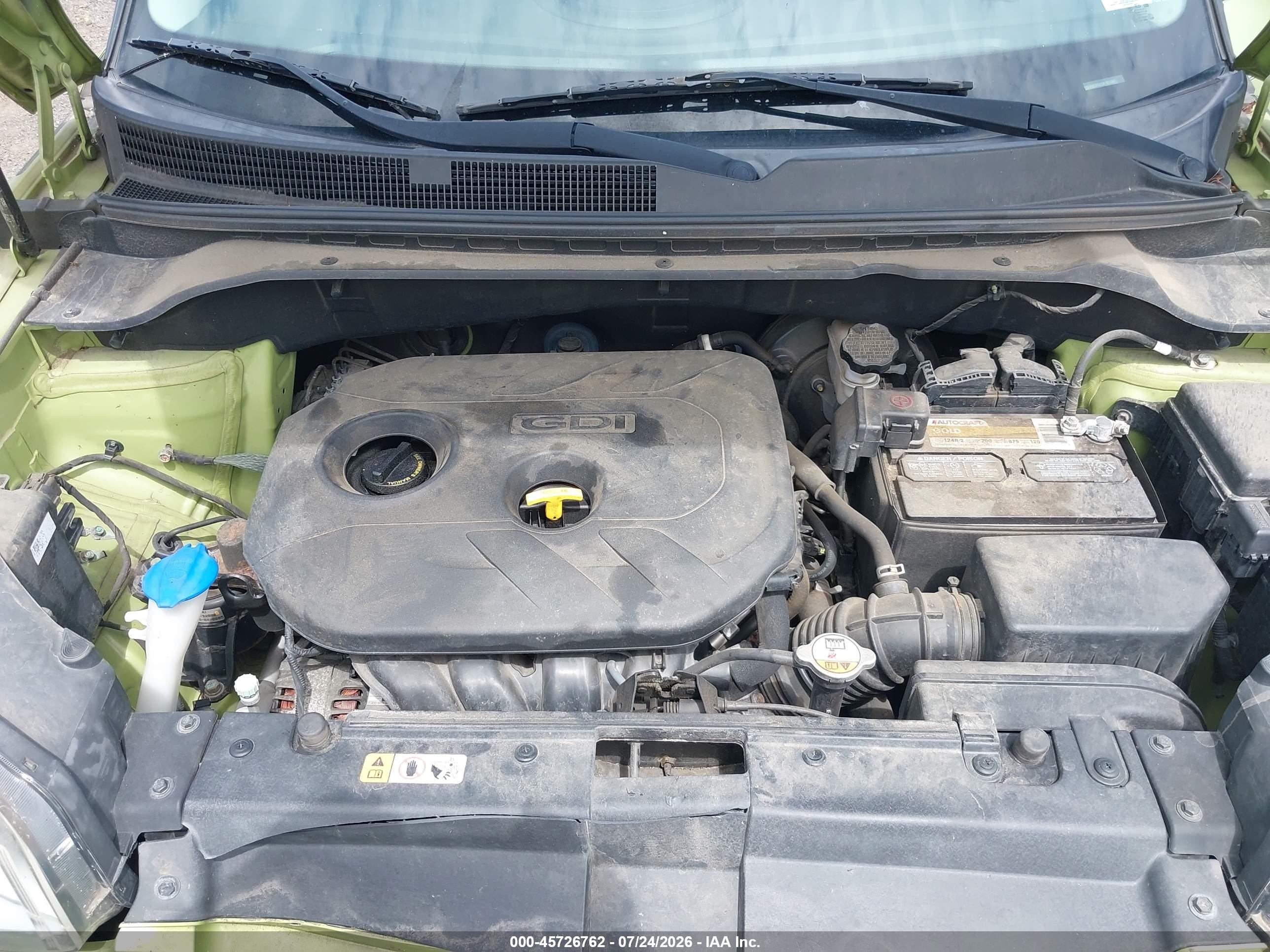 2015 Kia Soul + Зеленый vin: KNDJP3A53F7815367