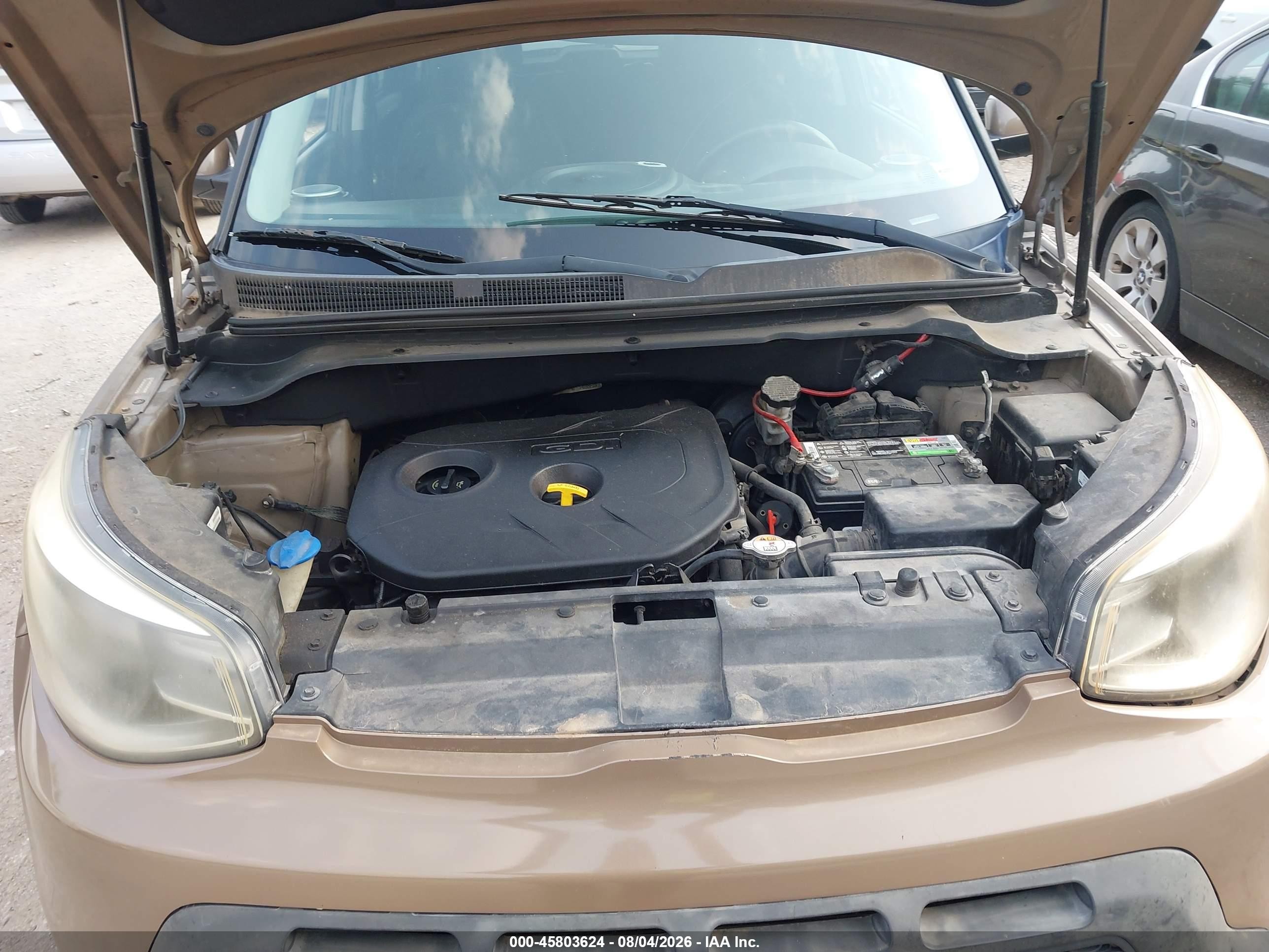 2014 Kia Soul + Brown vin: KNDJP3A54E7060339