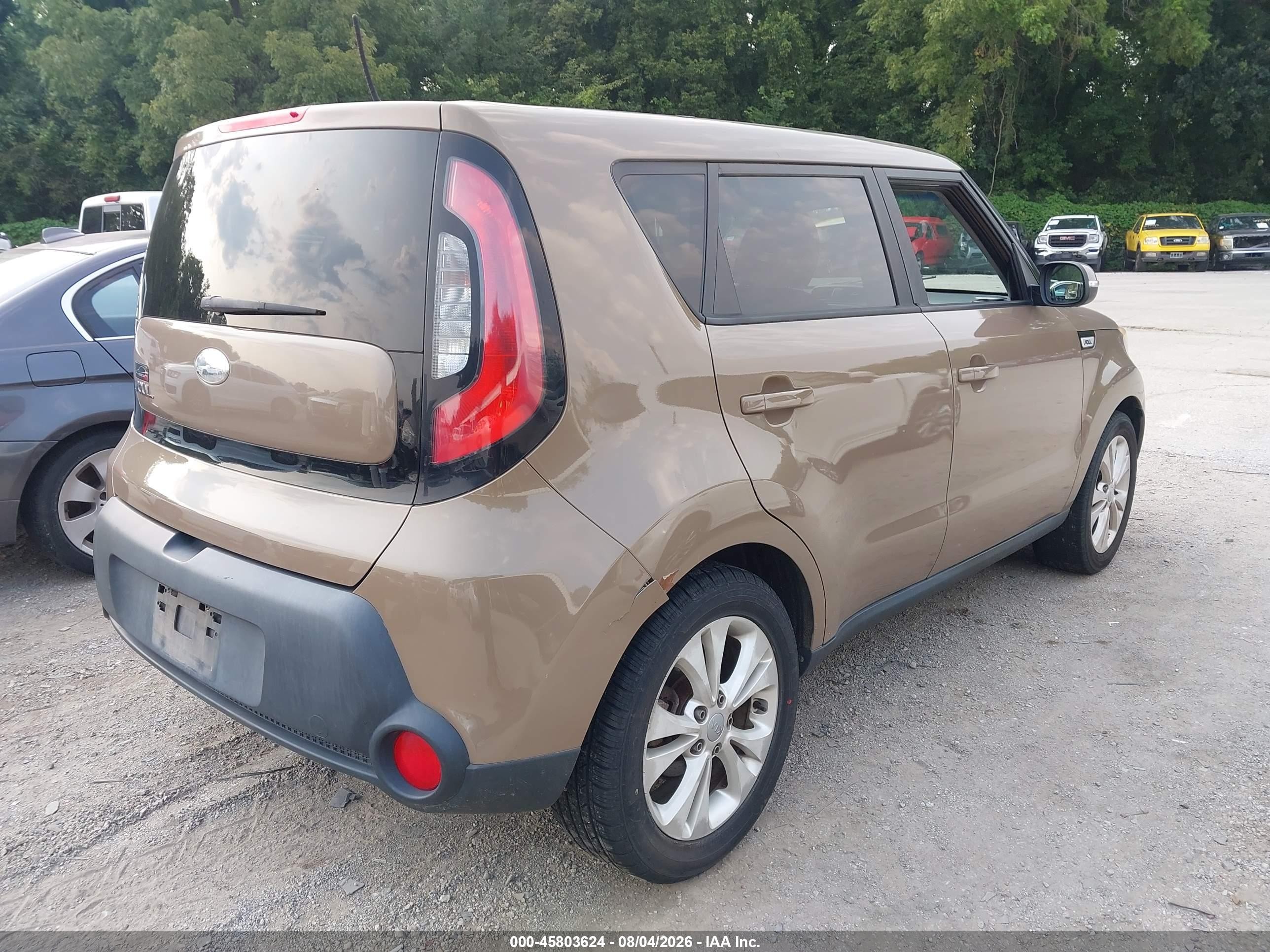 2014 Kia Soul + Brown vin: KNDJP3A54E7060339