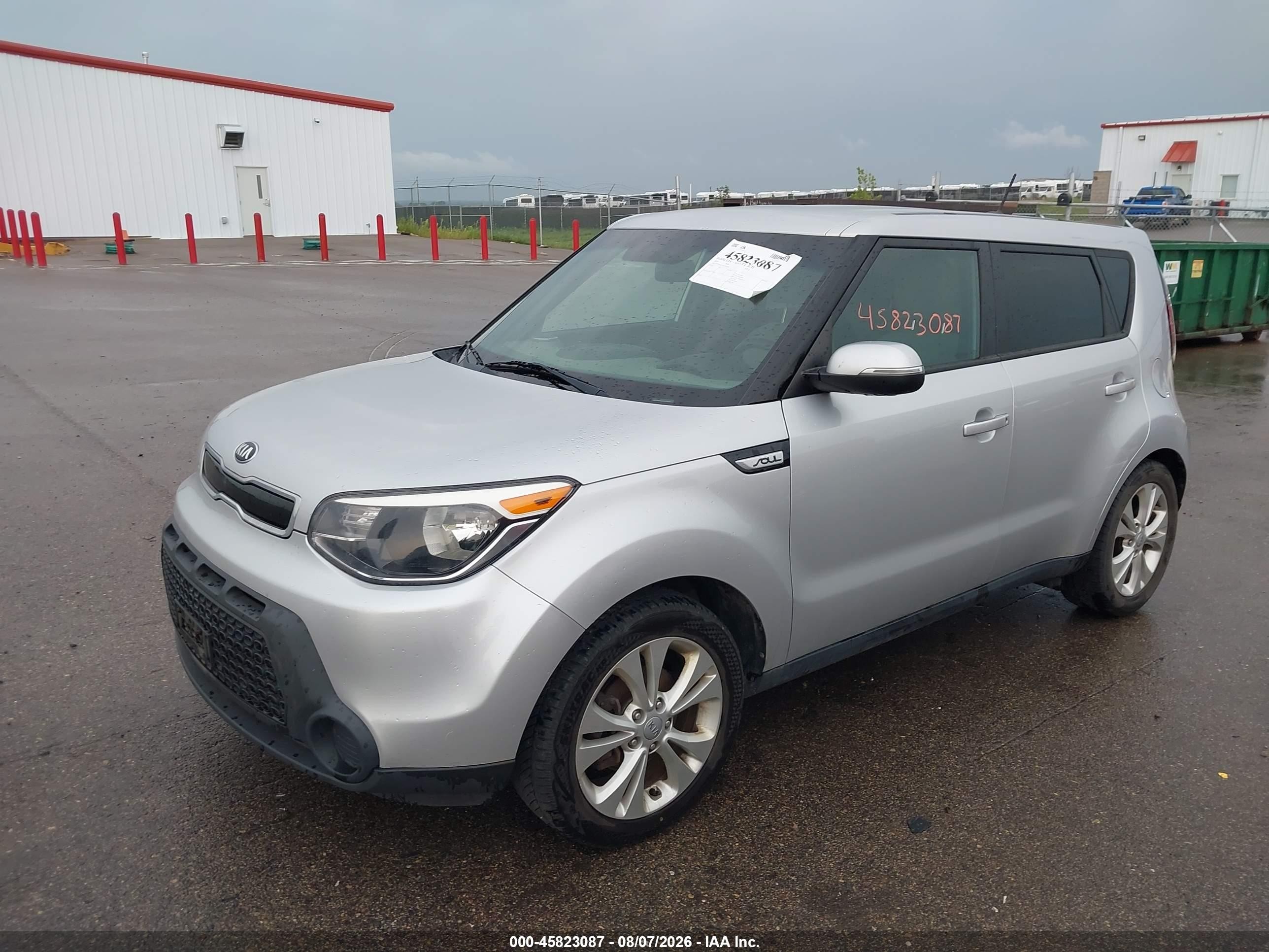 2014 Kia Soul + Silver vin: KNDJP3A54E7736787
