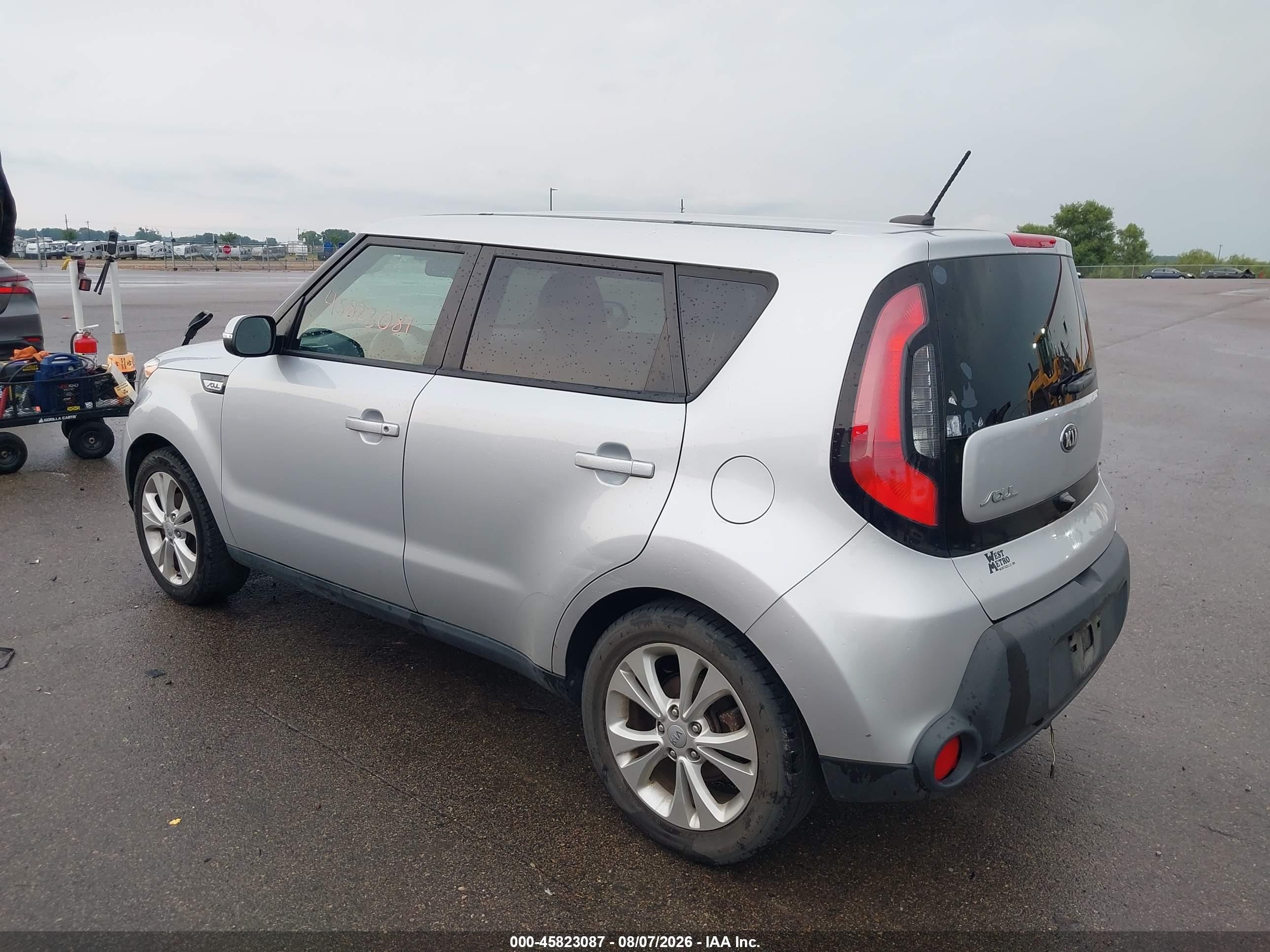 2014 Kia Soul + Silver vin: KNDJP3A54E7736787