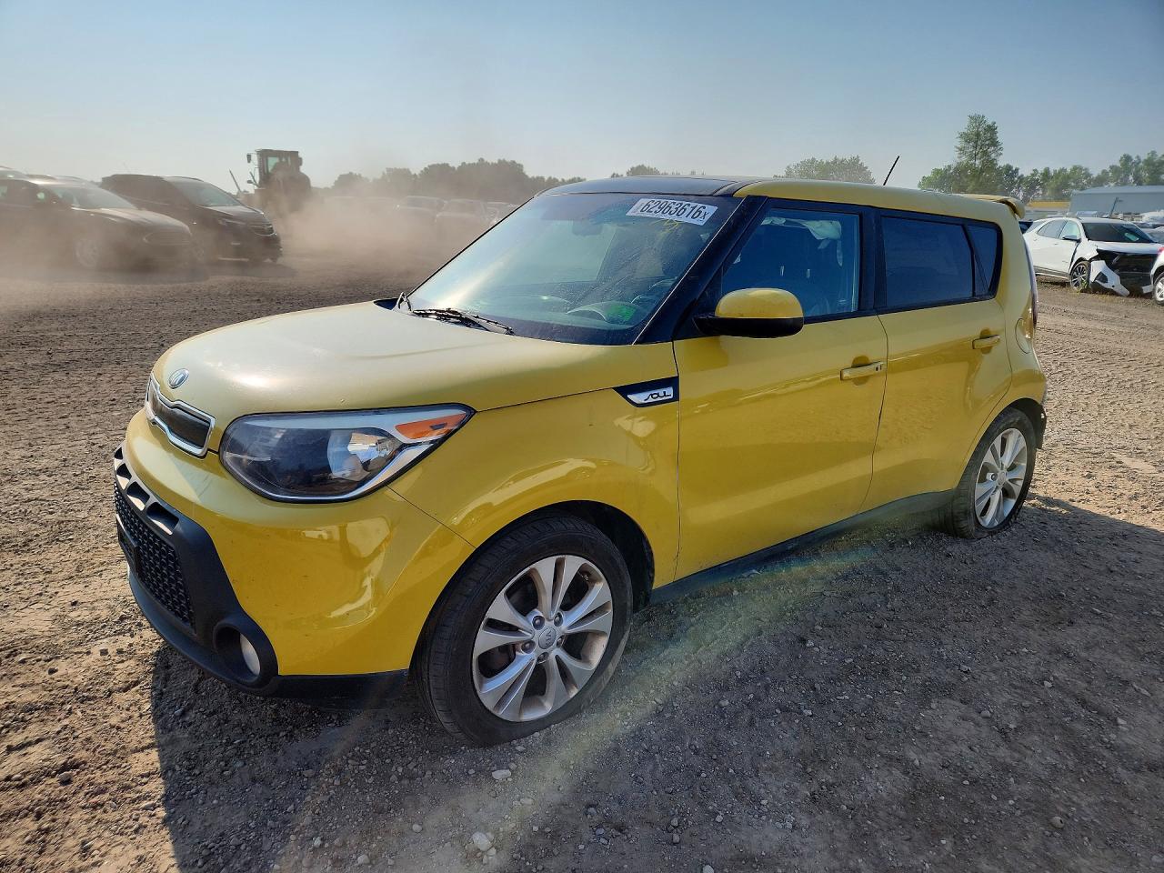 2015 Kia Soul + Yellow vin: KNDJP3A54F7137809