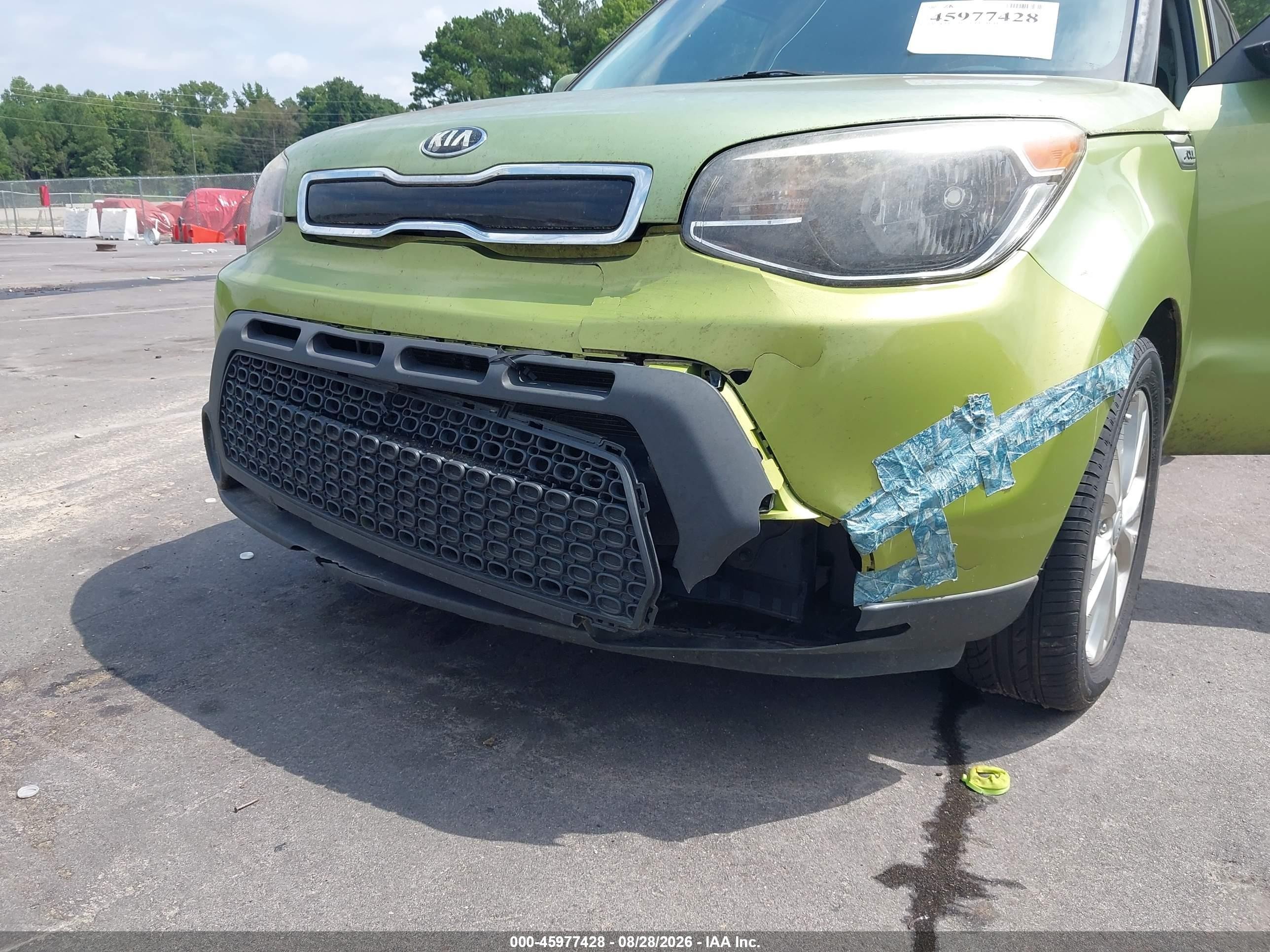 2015 Kia Soul + Green vin: KNDJP3A54F7788809