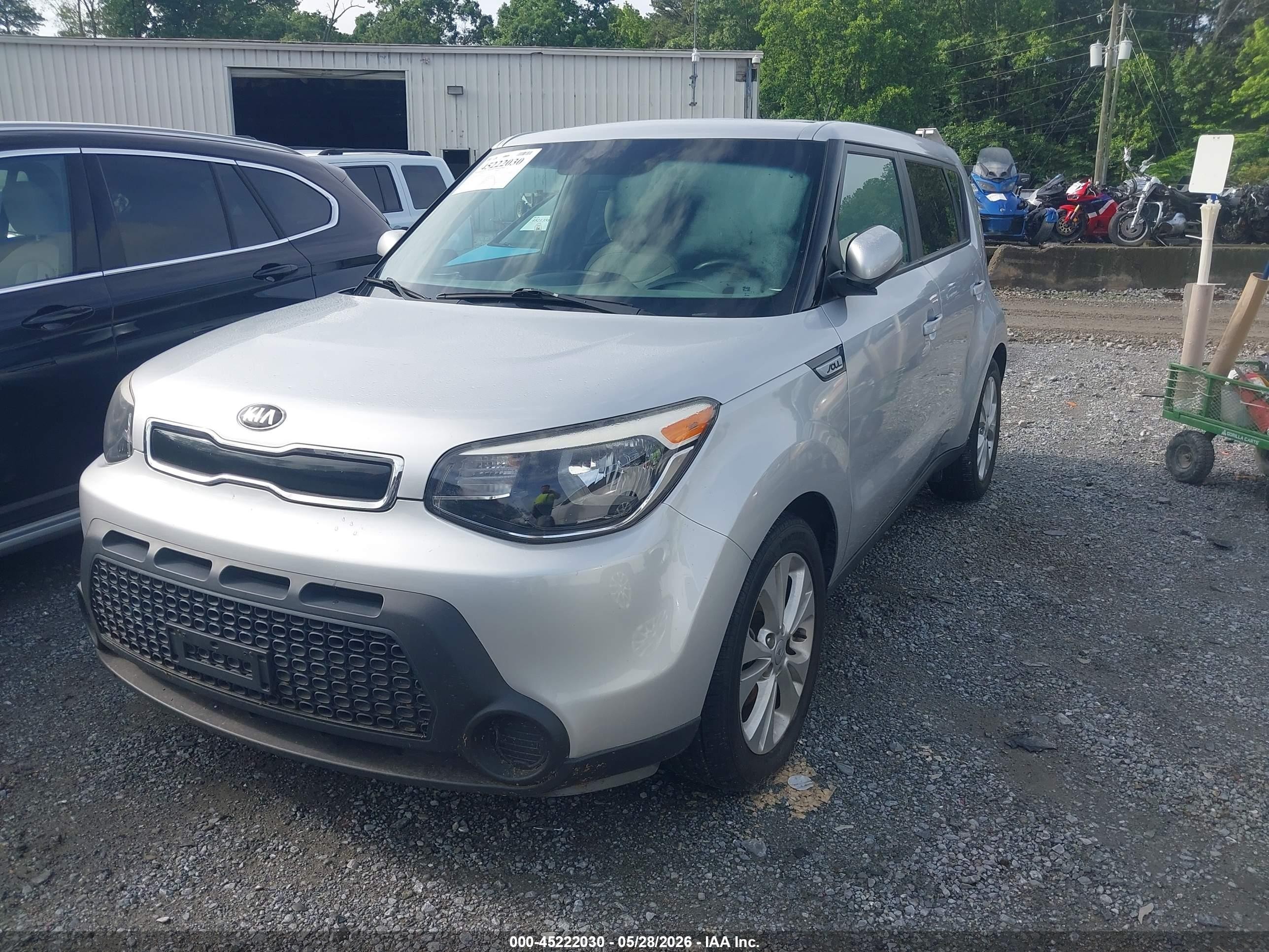 2015 Kia Soul + Silver vin: KNDJP3A54F7802773