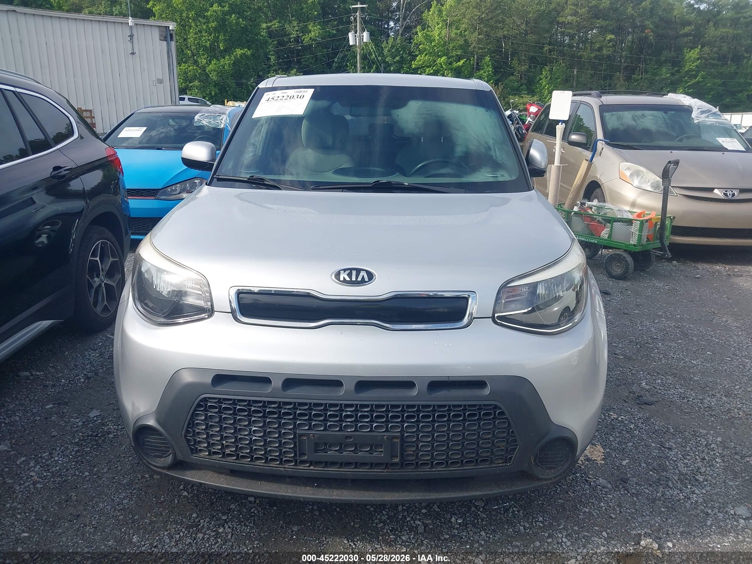 2015 Kia Soul + Silver vin: KNDJP3A54F7802773