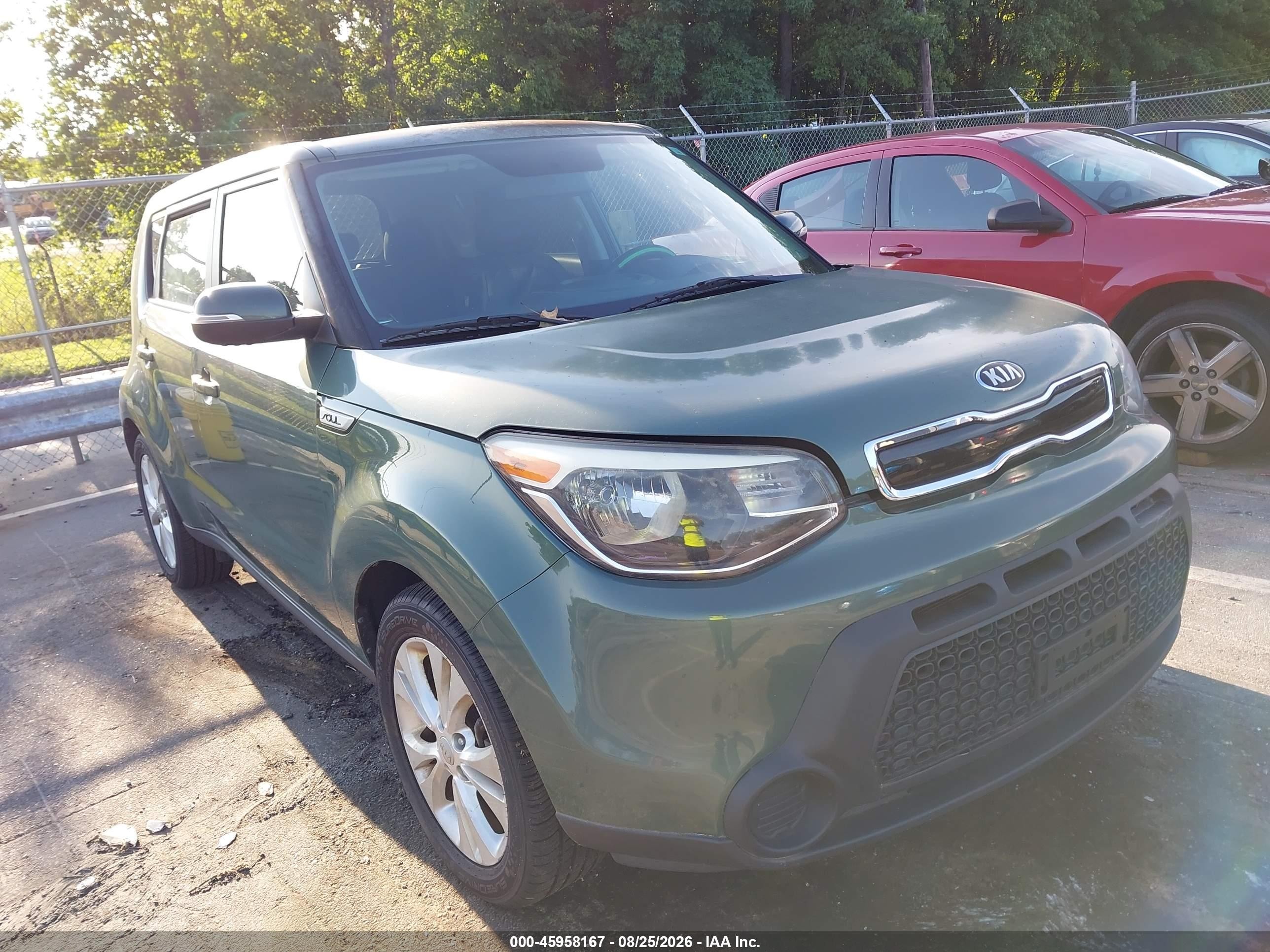 2014 Kia Soul + Green vin: KNDJP3A55E7007696