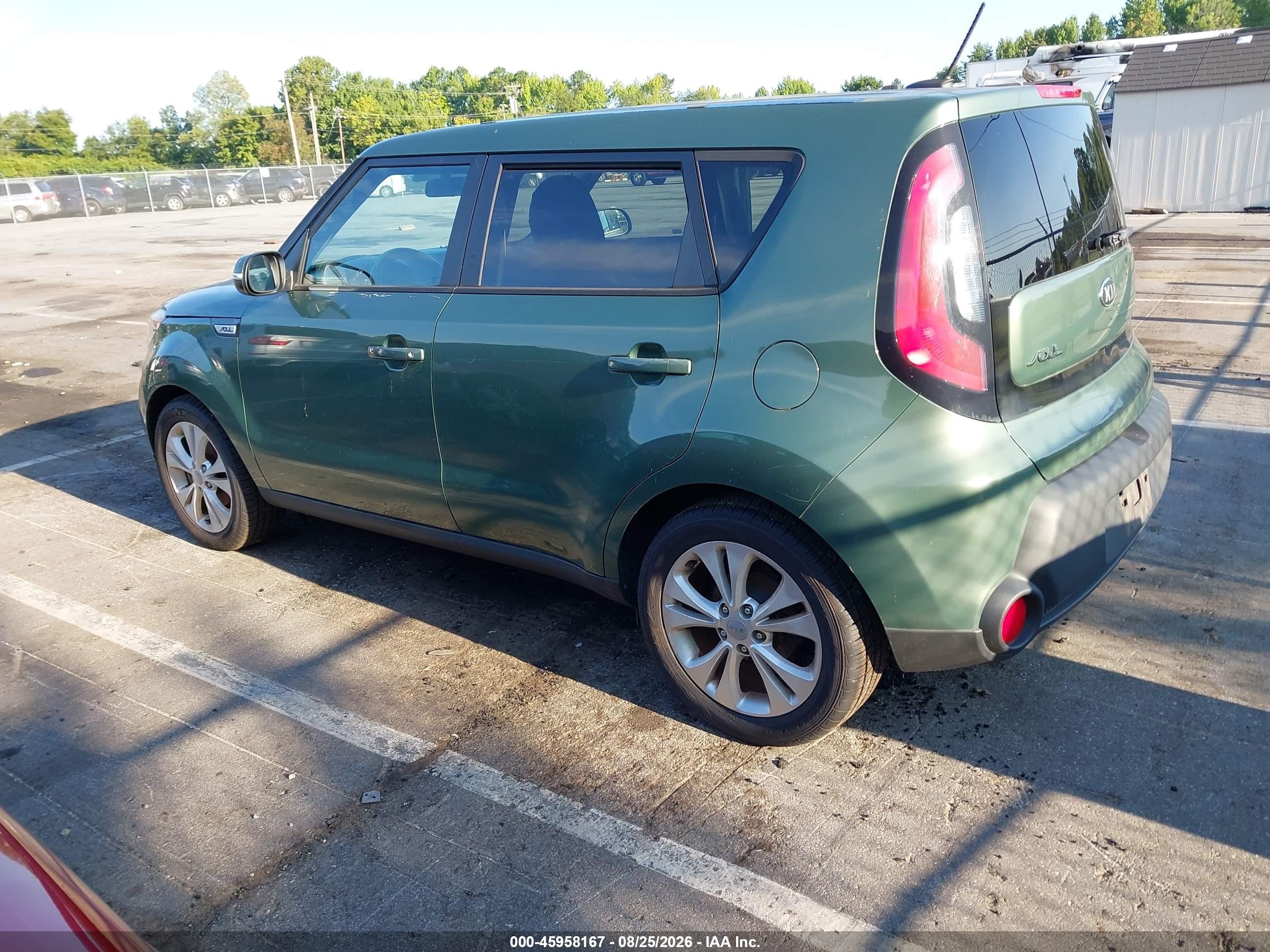 2014 Kia Soul + Green vin: KNDJP3A55E7007696