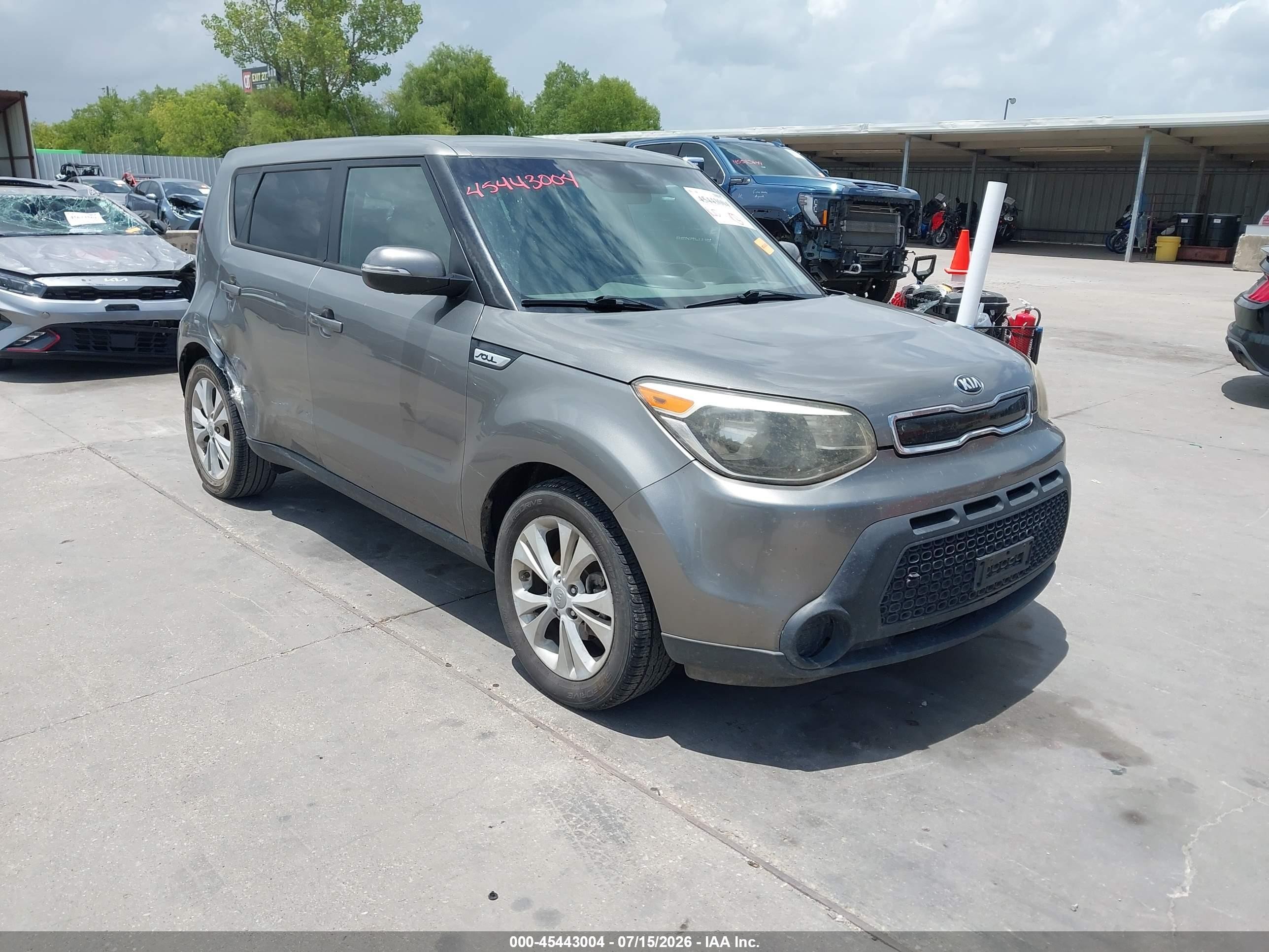 2014 Kia Soul + Gray vin: KNDJP3A55E7015054